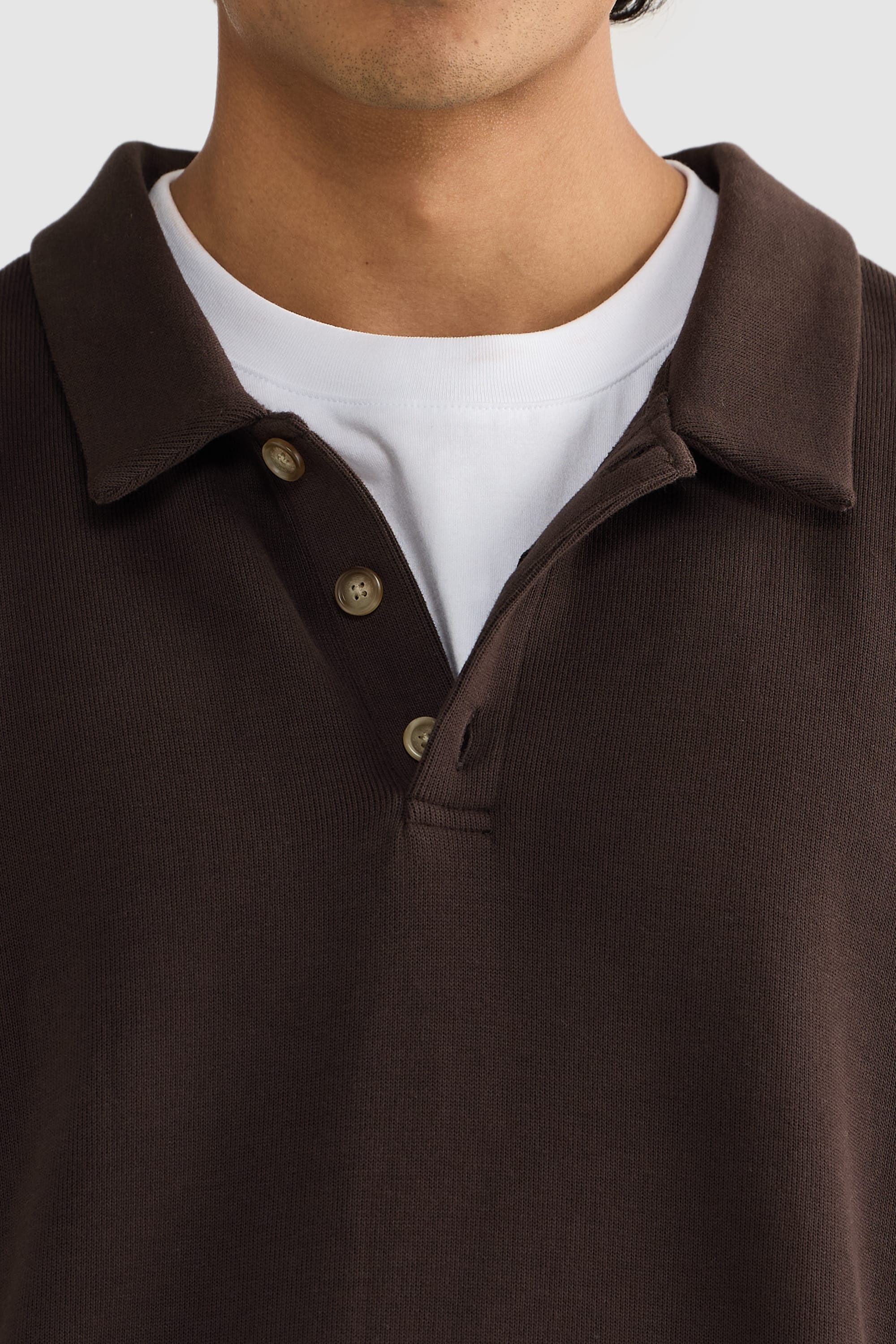 Aiden Polo Sweater Carob - Image 3