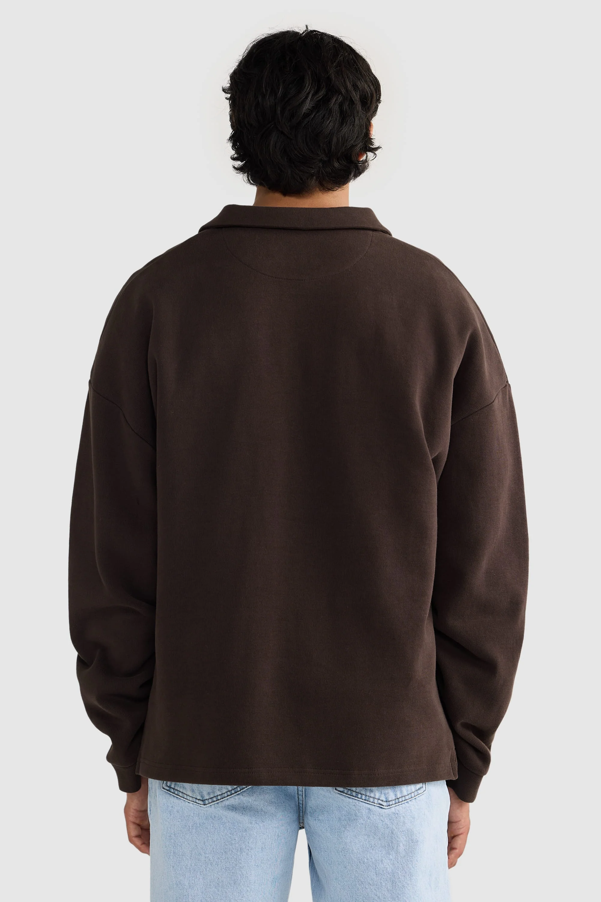 Aiden Polo Sweater Carob - Image 5