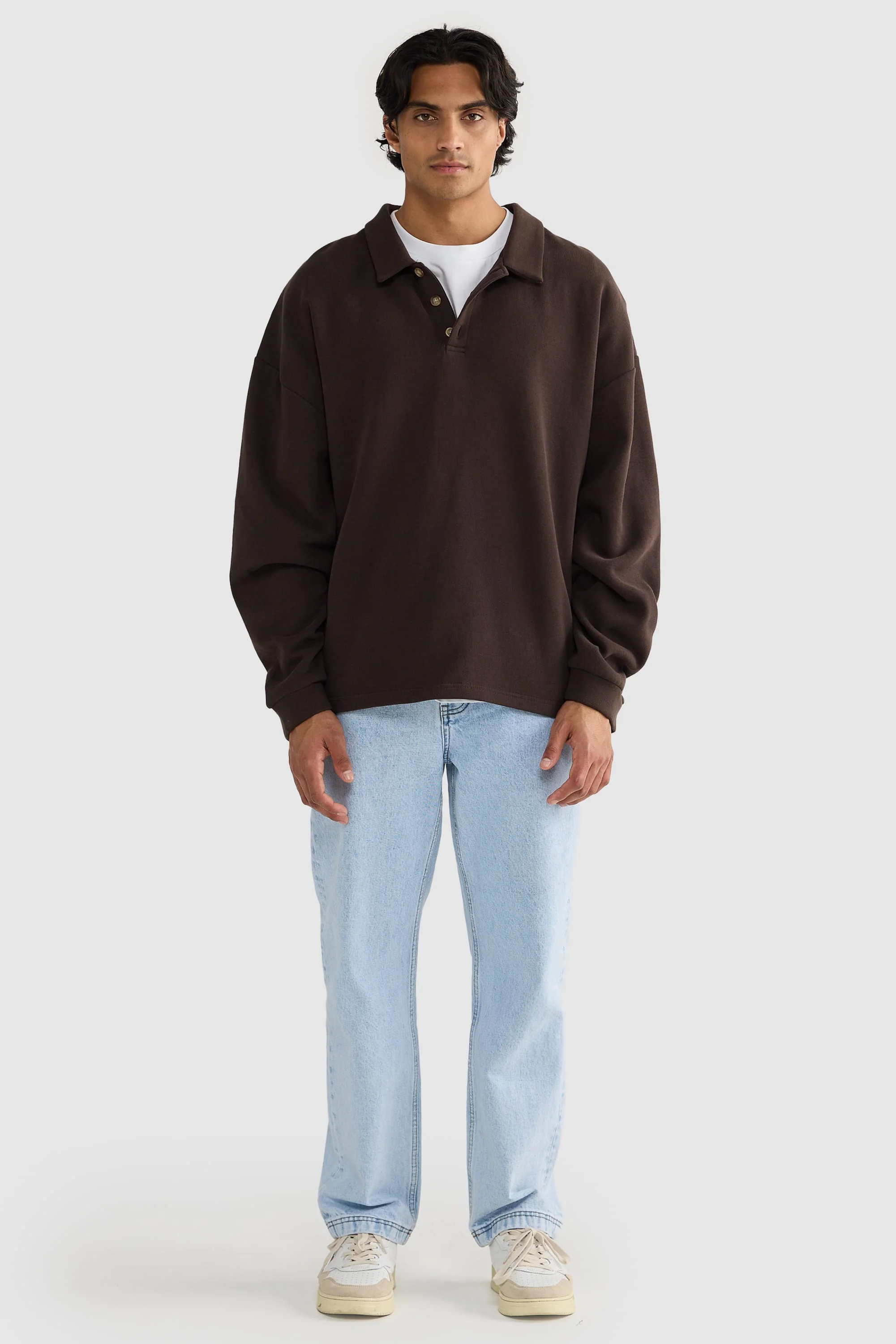 Aiden Polo Sweater Carob - Image 6