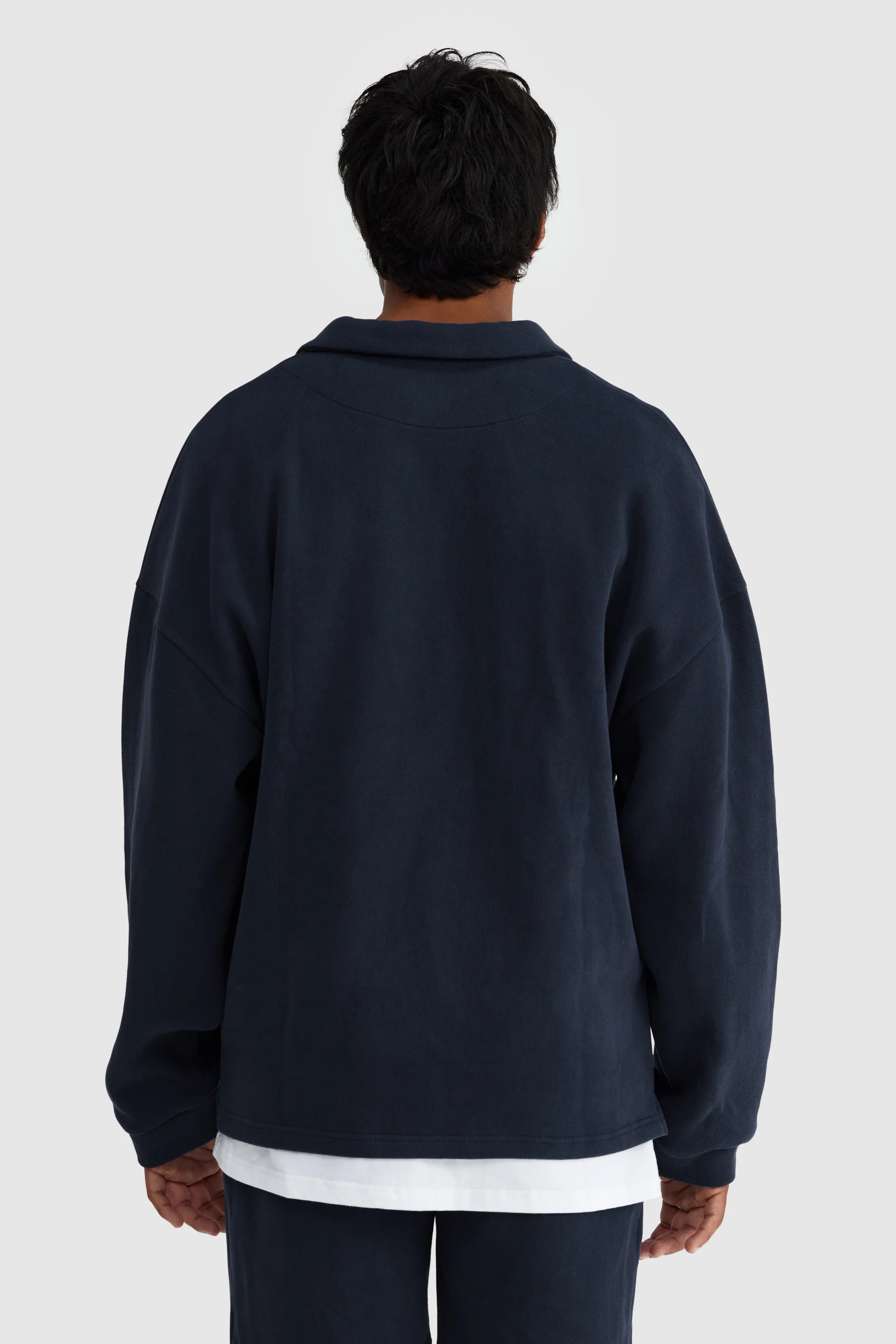 Aiden Polo Sweater Navy - Image 5