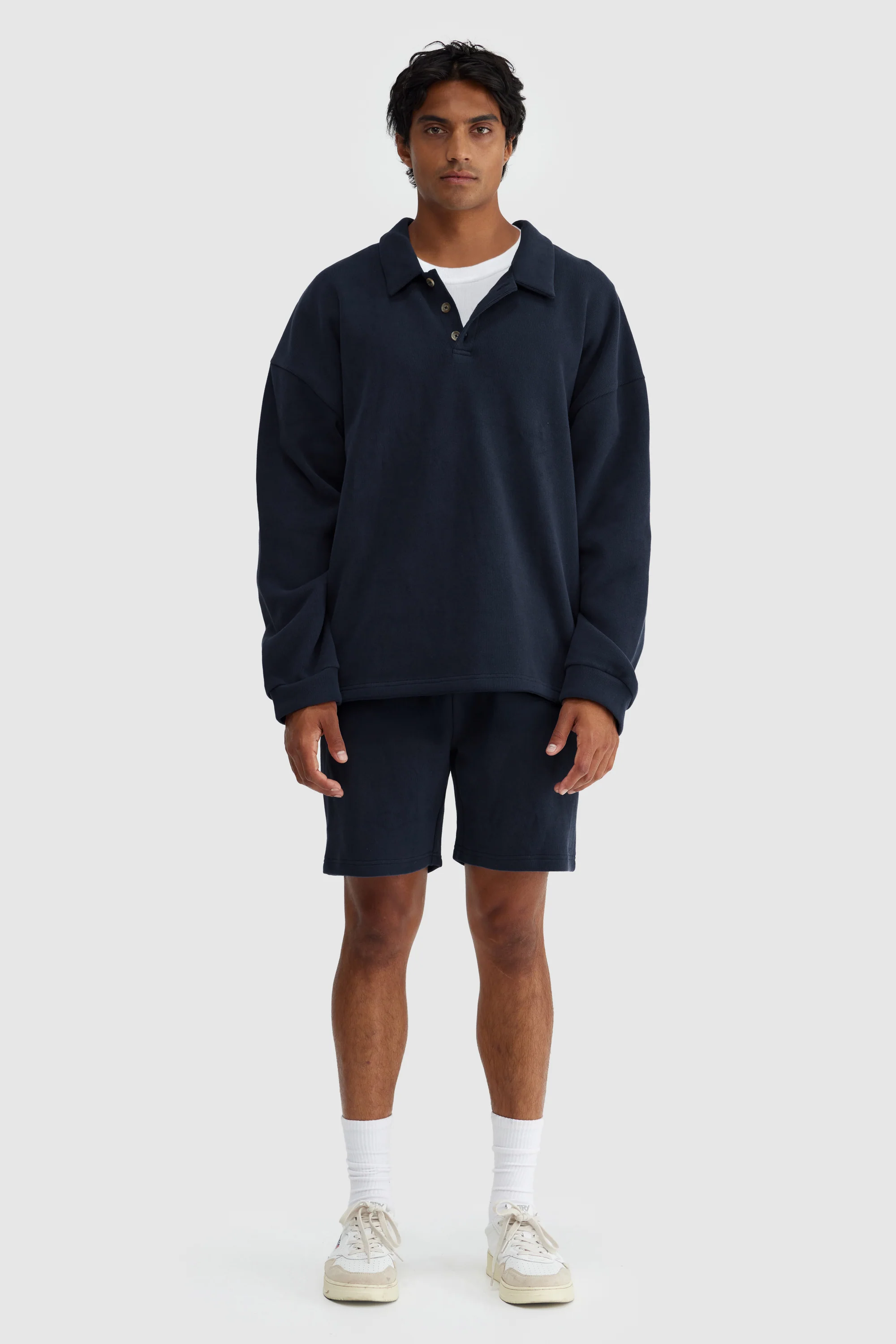 Aiden Polo Sweater Navy - Image 7