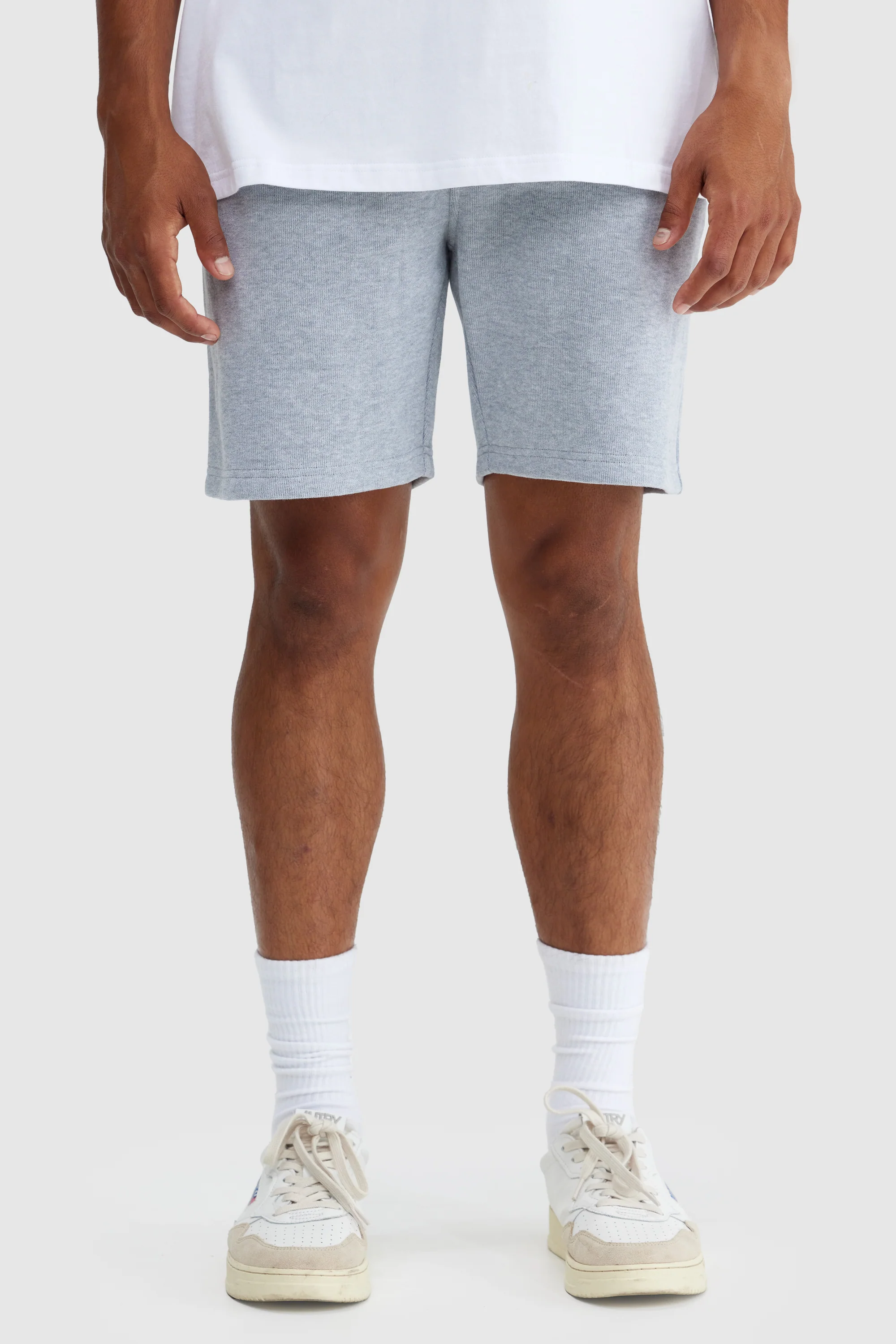 Aiden Relaxed Shorts Grey Marle - Image 3