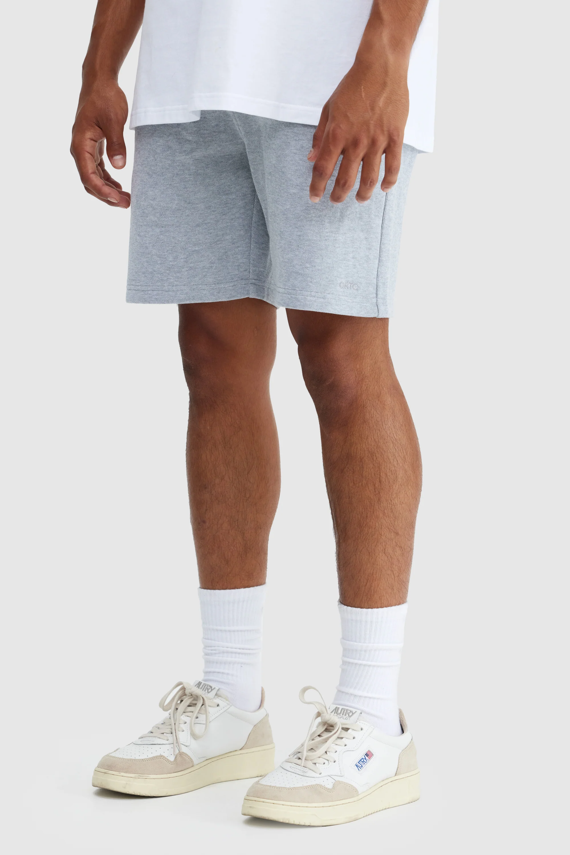 Aiden Relaxed Shorts Grey Marle - Image 4
