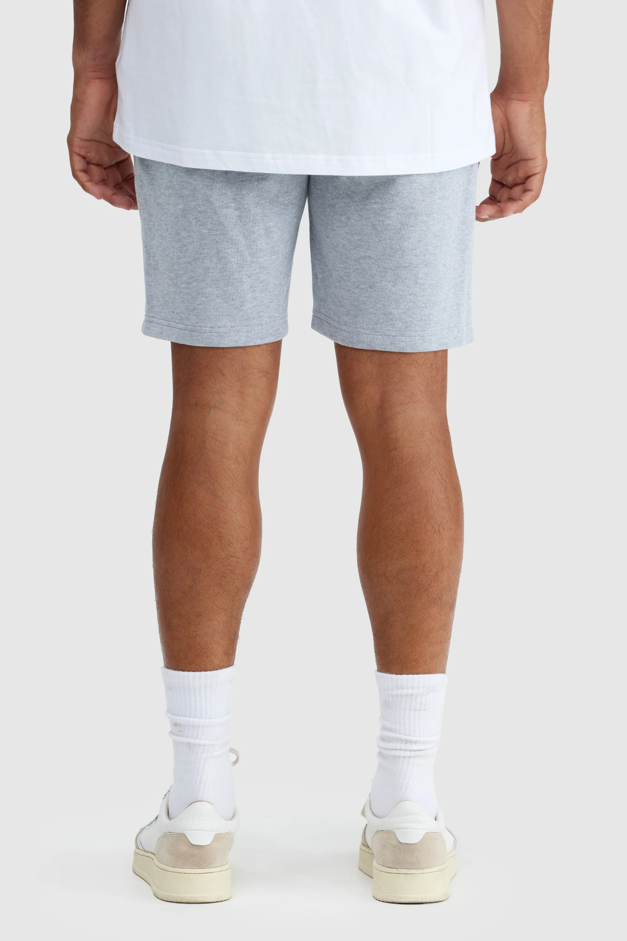 Aiden Relaxed Shorts Grey Marle - Image 7