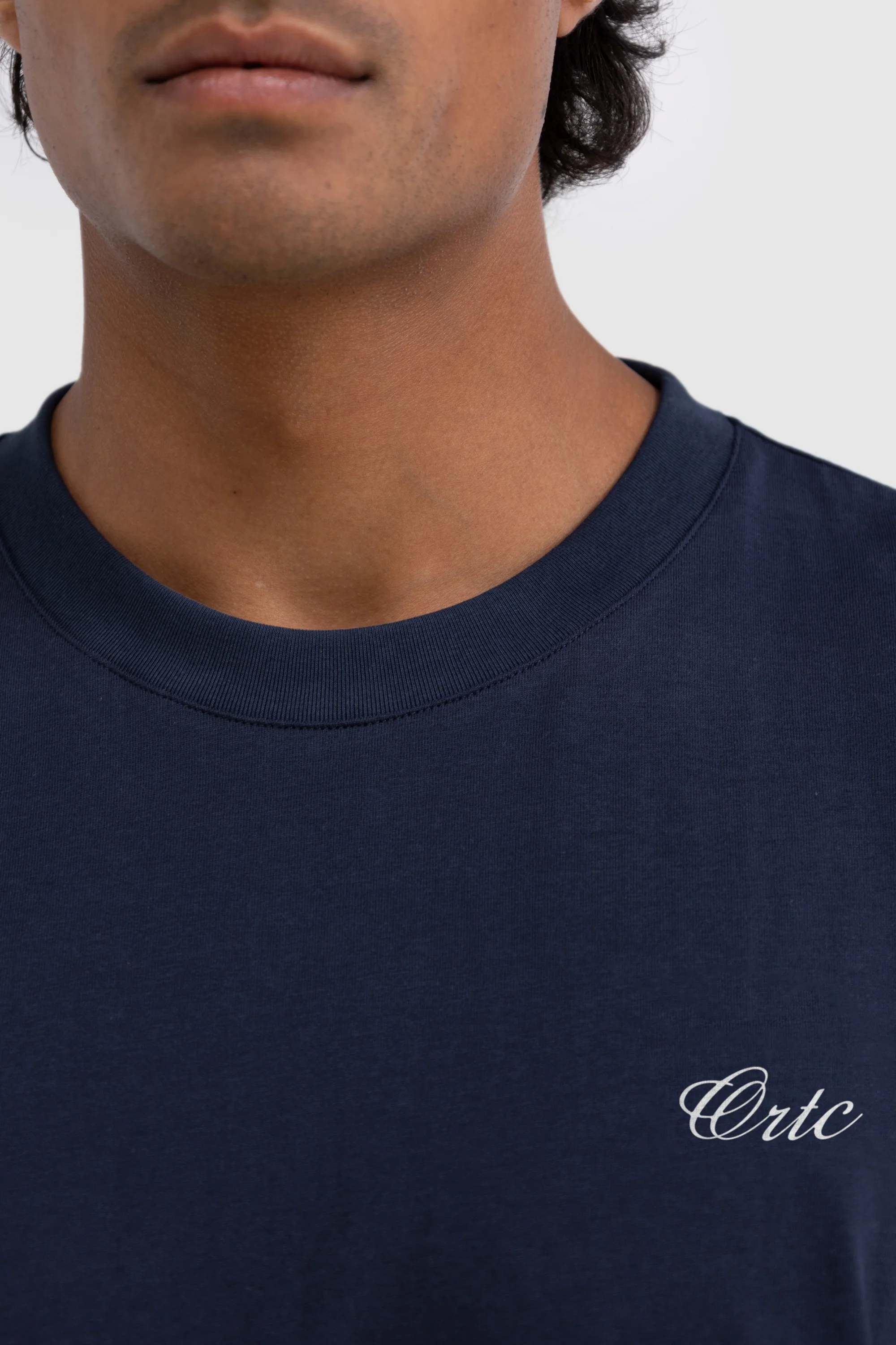 Athletic Club Box T Shirt Navy - Image 3