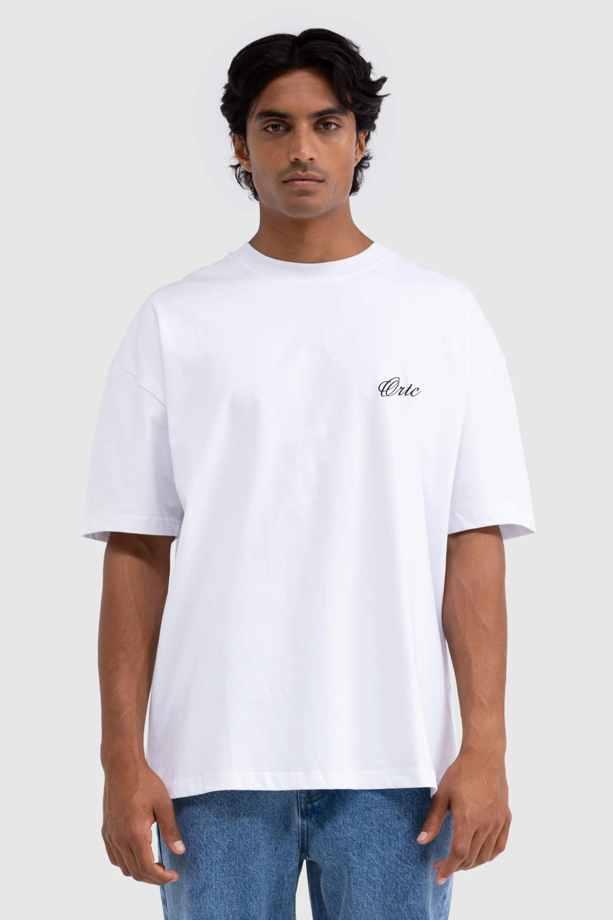 Athletic Club Box T Shirt White