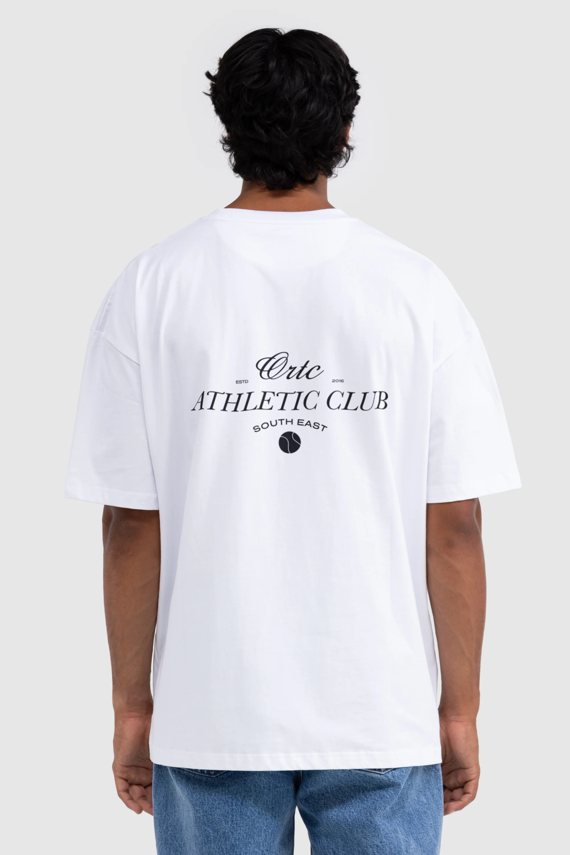 Athletic Club Box T Shirt White - Image 4