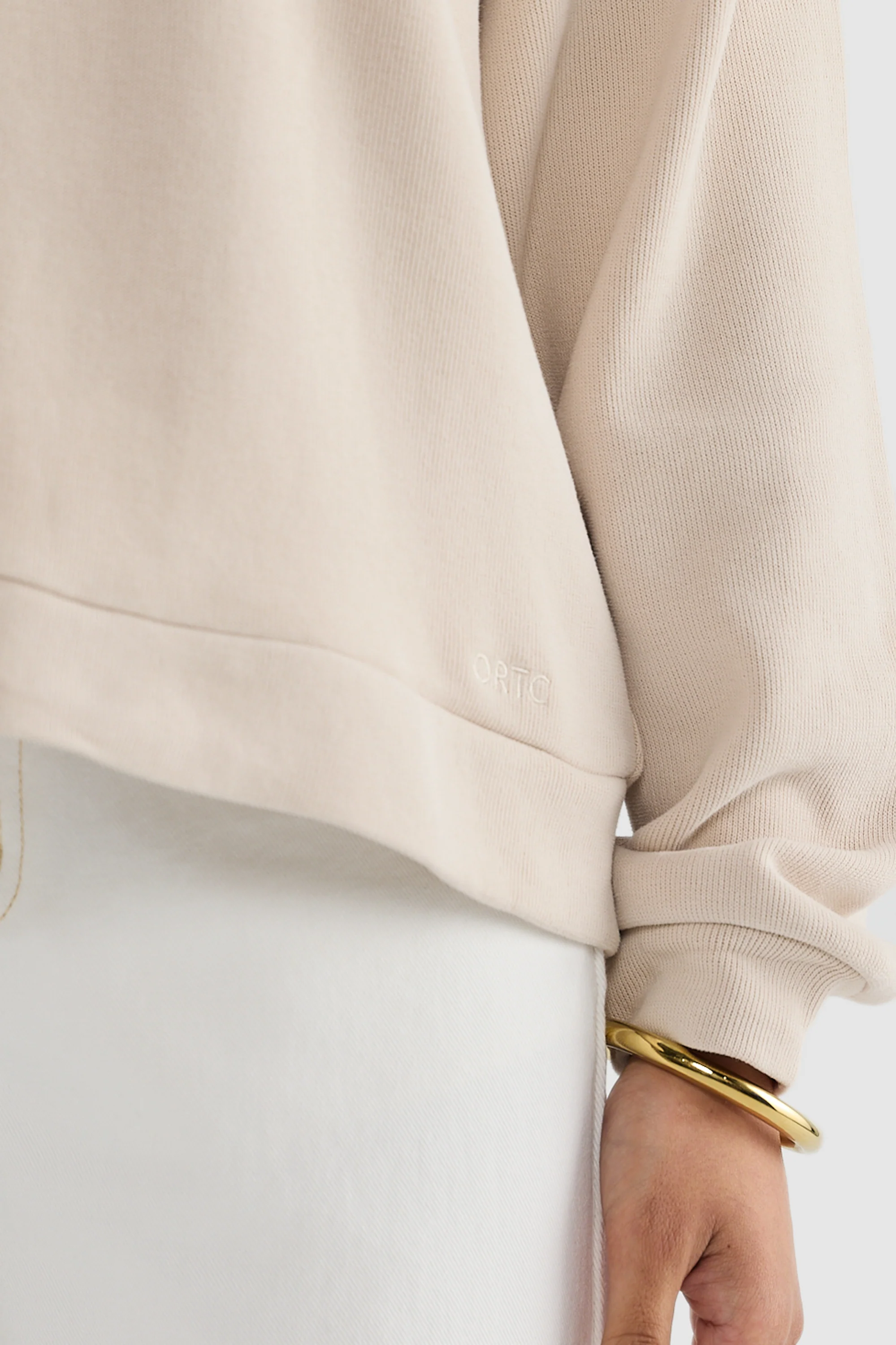 Ava Polo Sweater Bone - Image 4