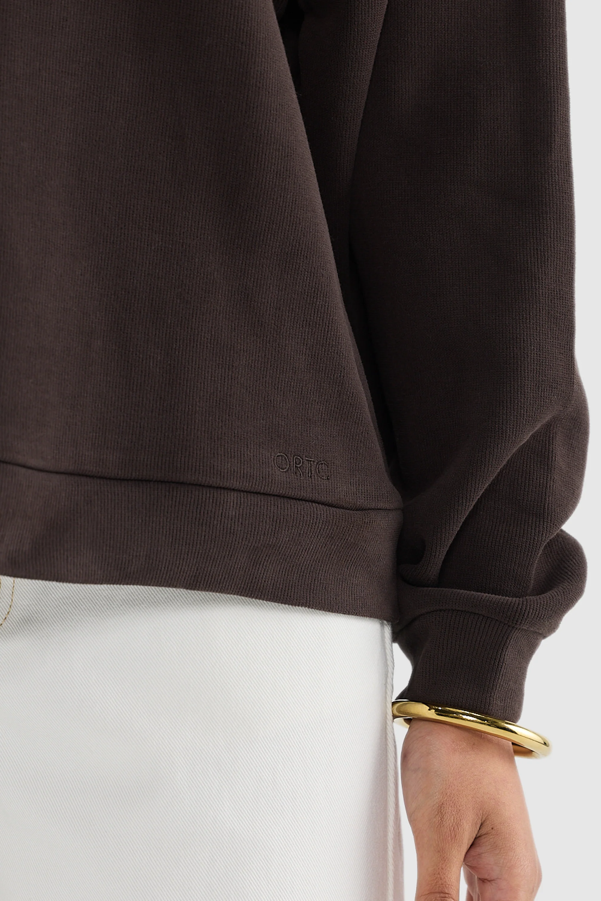 Ava Polo Sweater Carob - Image 6