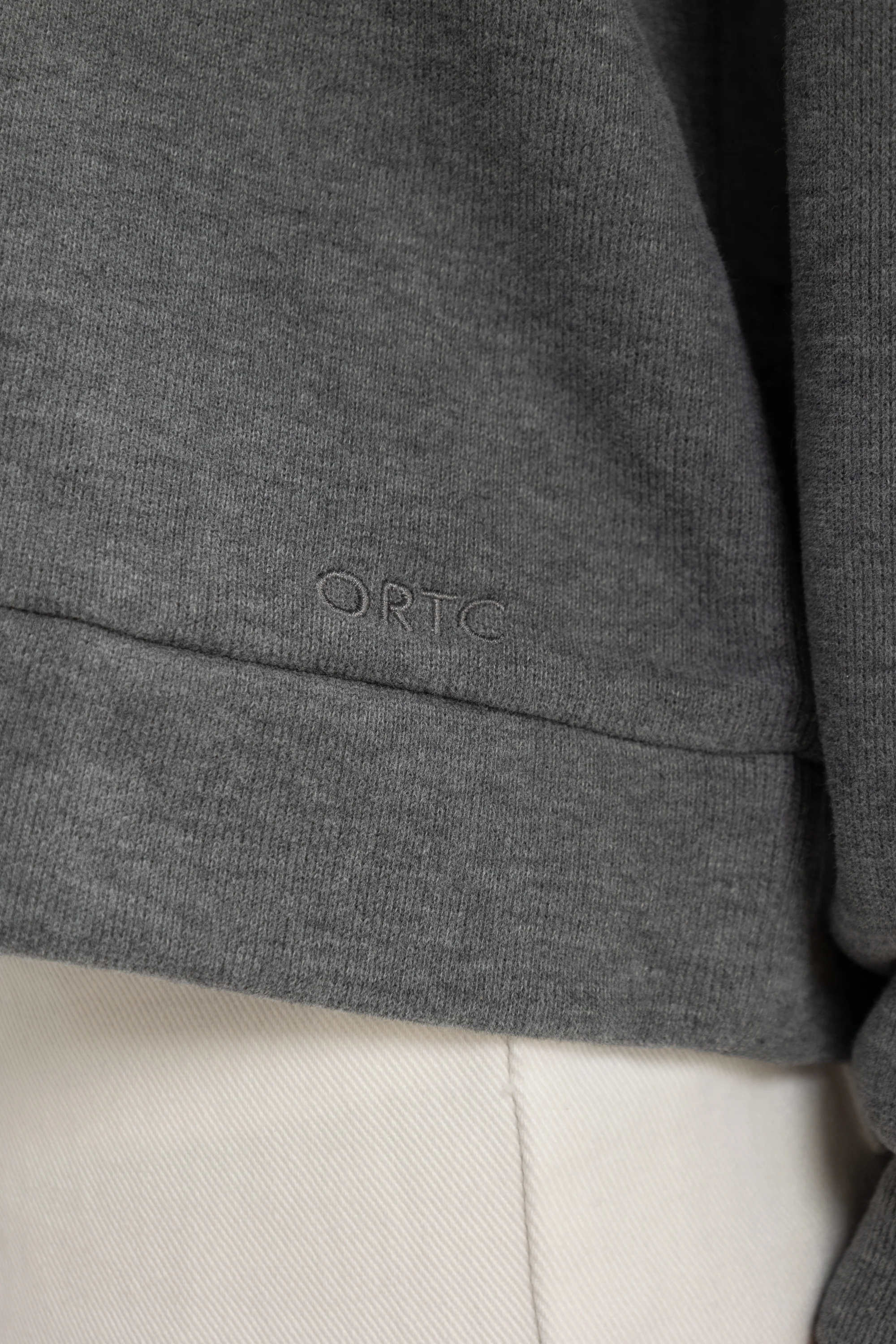 Ava Polo Sweater Charcoal Marle - Image 5