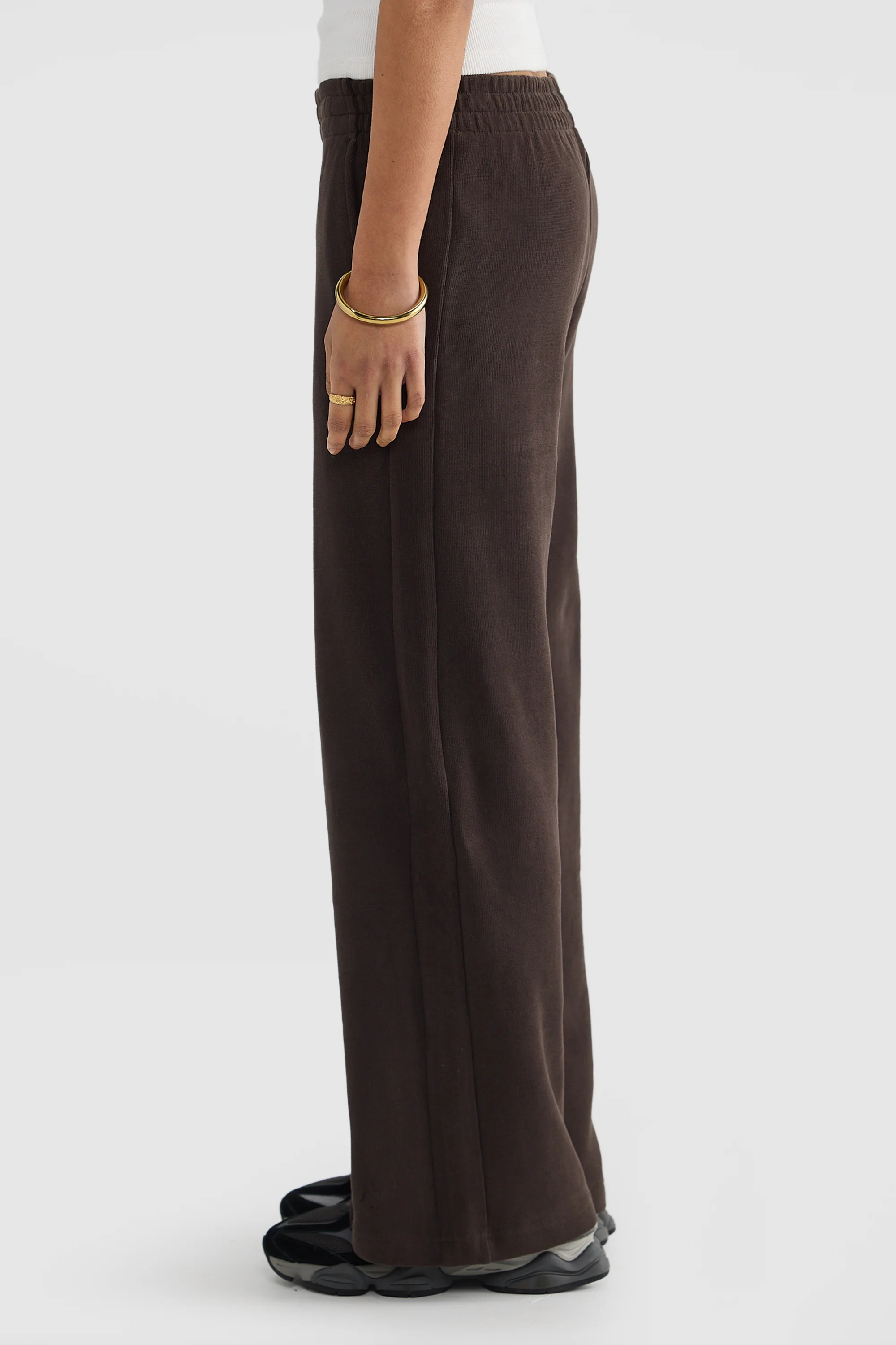 Ava Wide Leg Pants Carob - Image 3