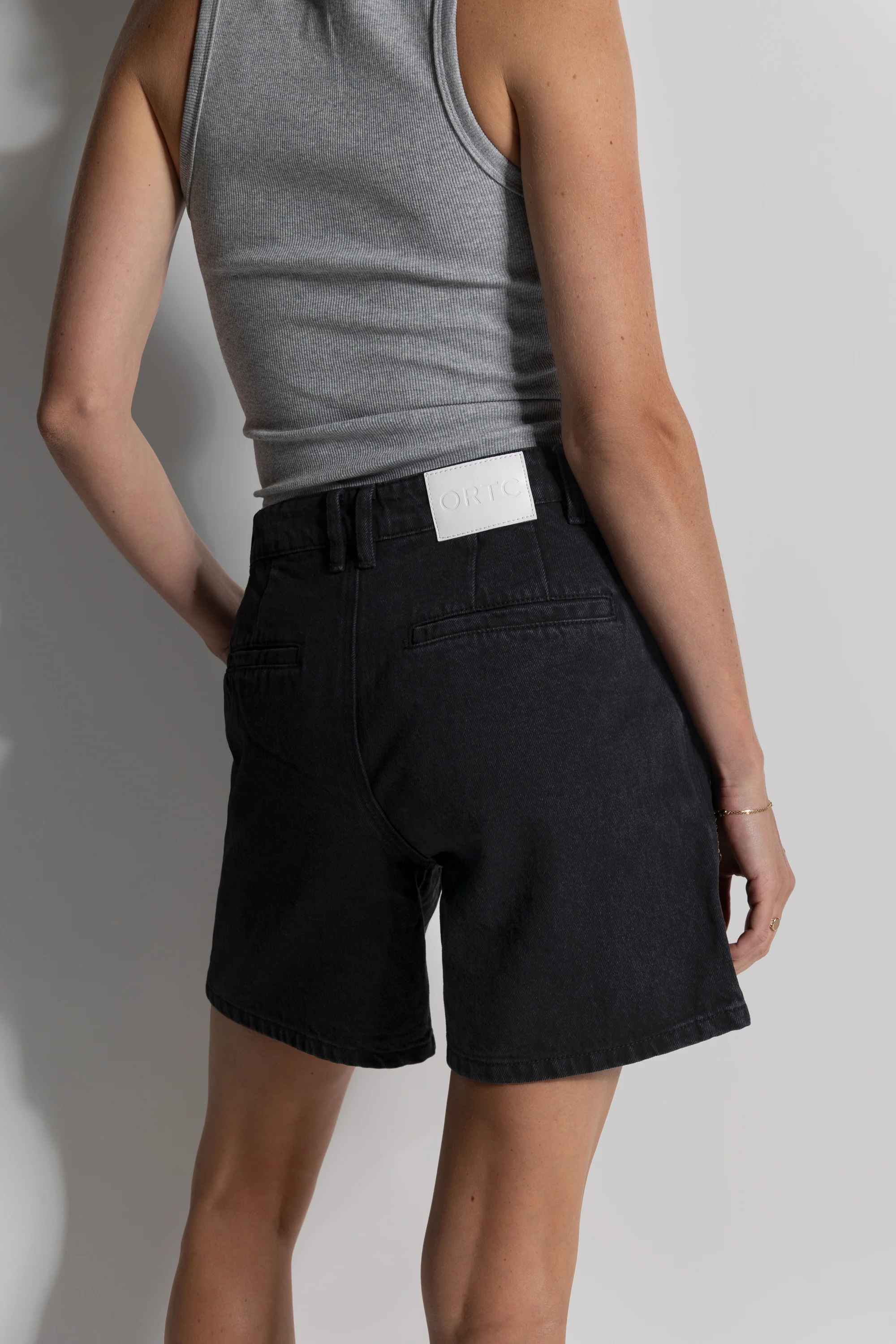 Bailie Denim Short Washed Black - Image 2