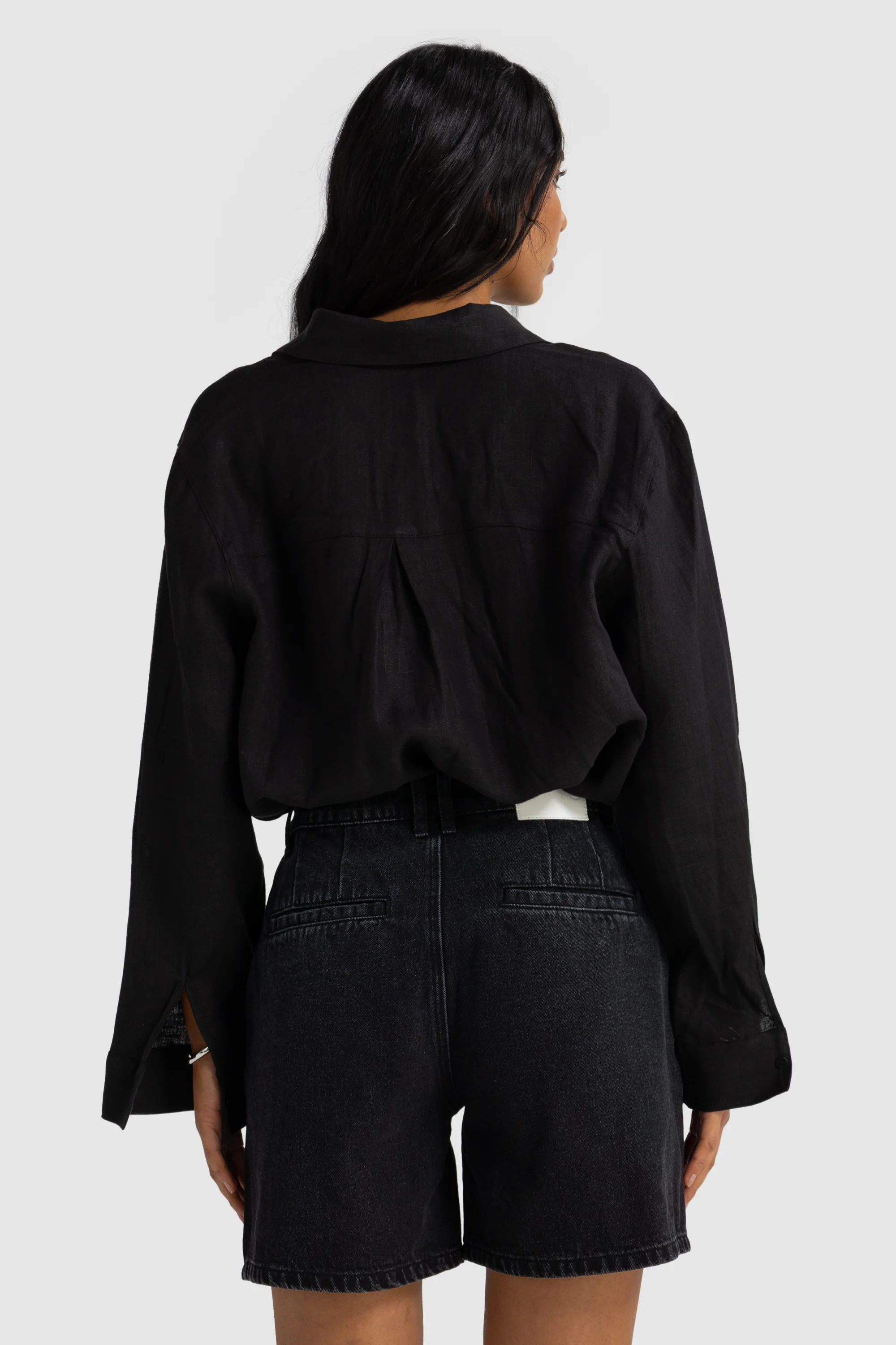 Bailie Denim Short Washed Black - Image 6