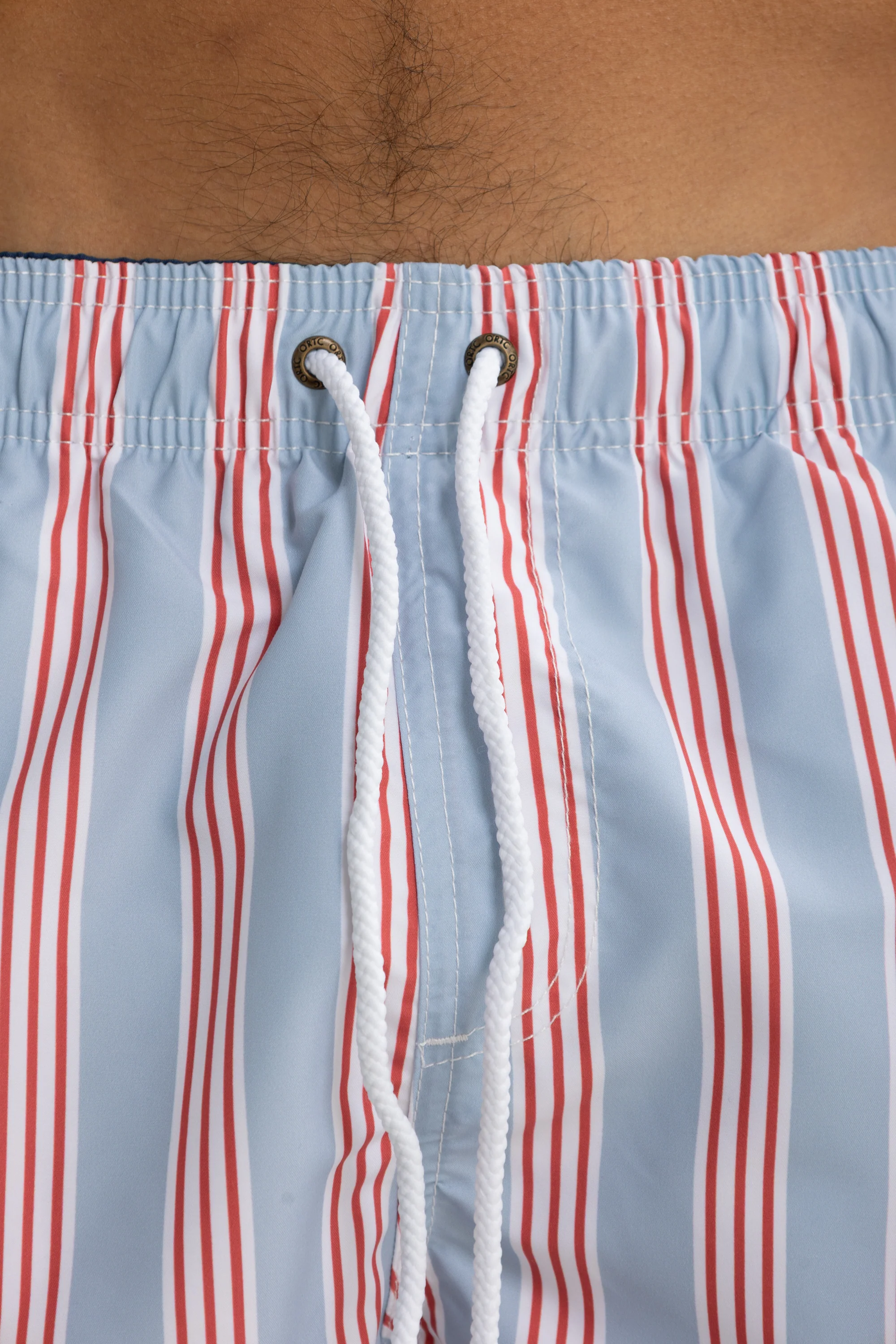 Boardwalk Stripe Swim Shorts Mist Blue - Image 4