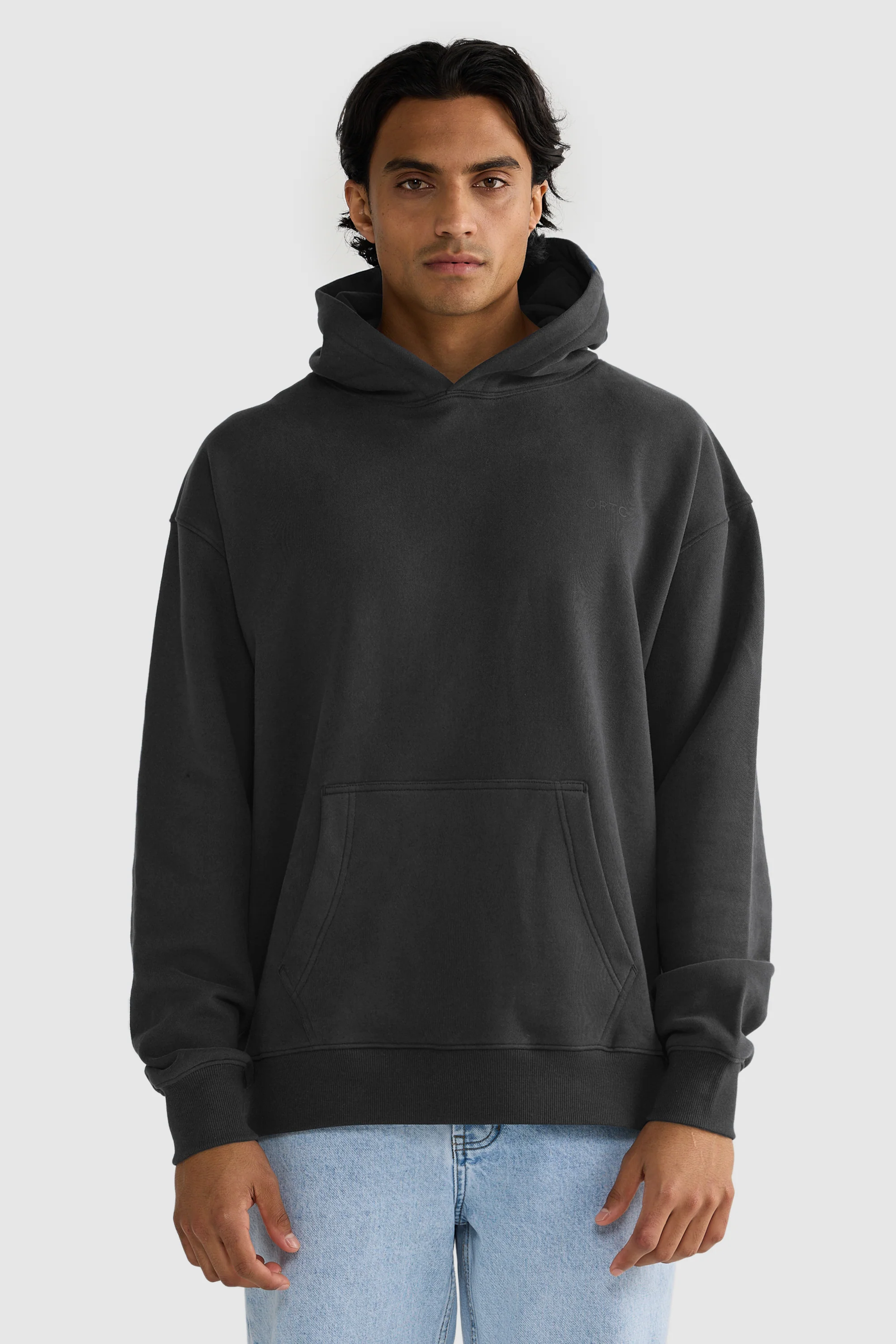Box Hoodie Charcoal - Image 2
