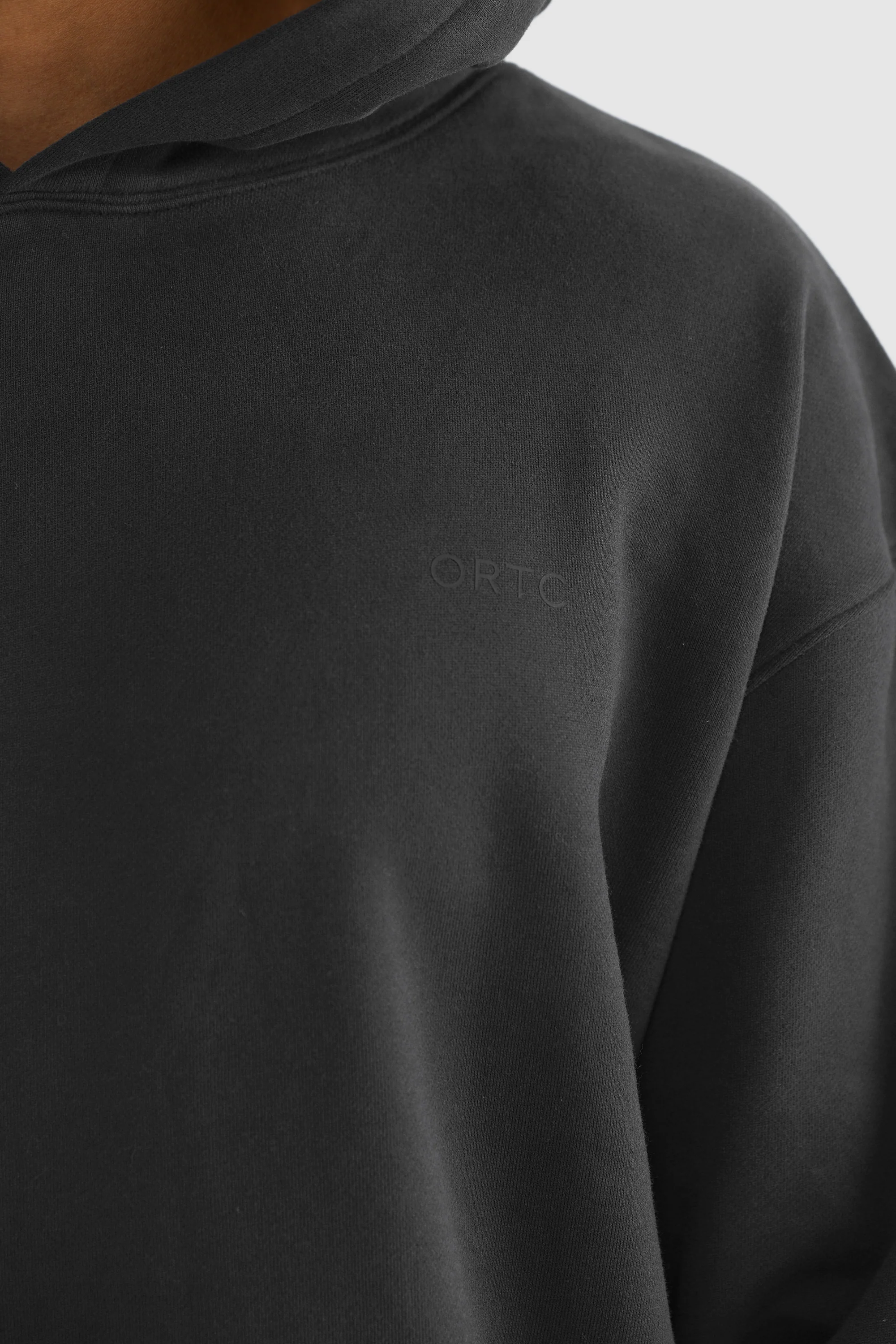 Box Hoodie Charcoal - Image 3