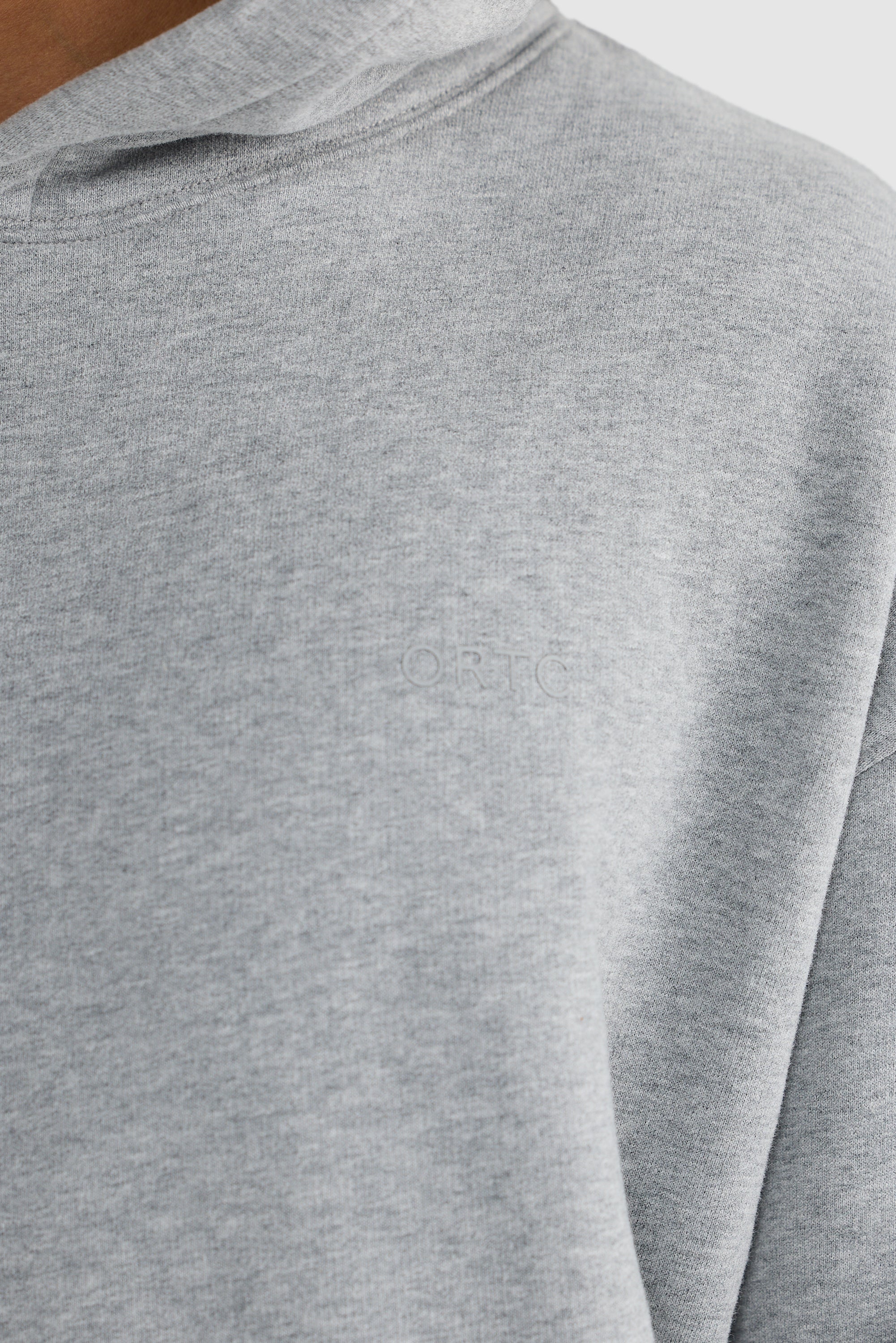 Box Hoodie Grey Marle - Image 3