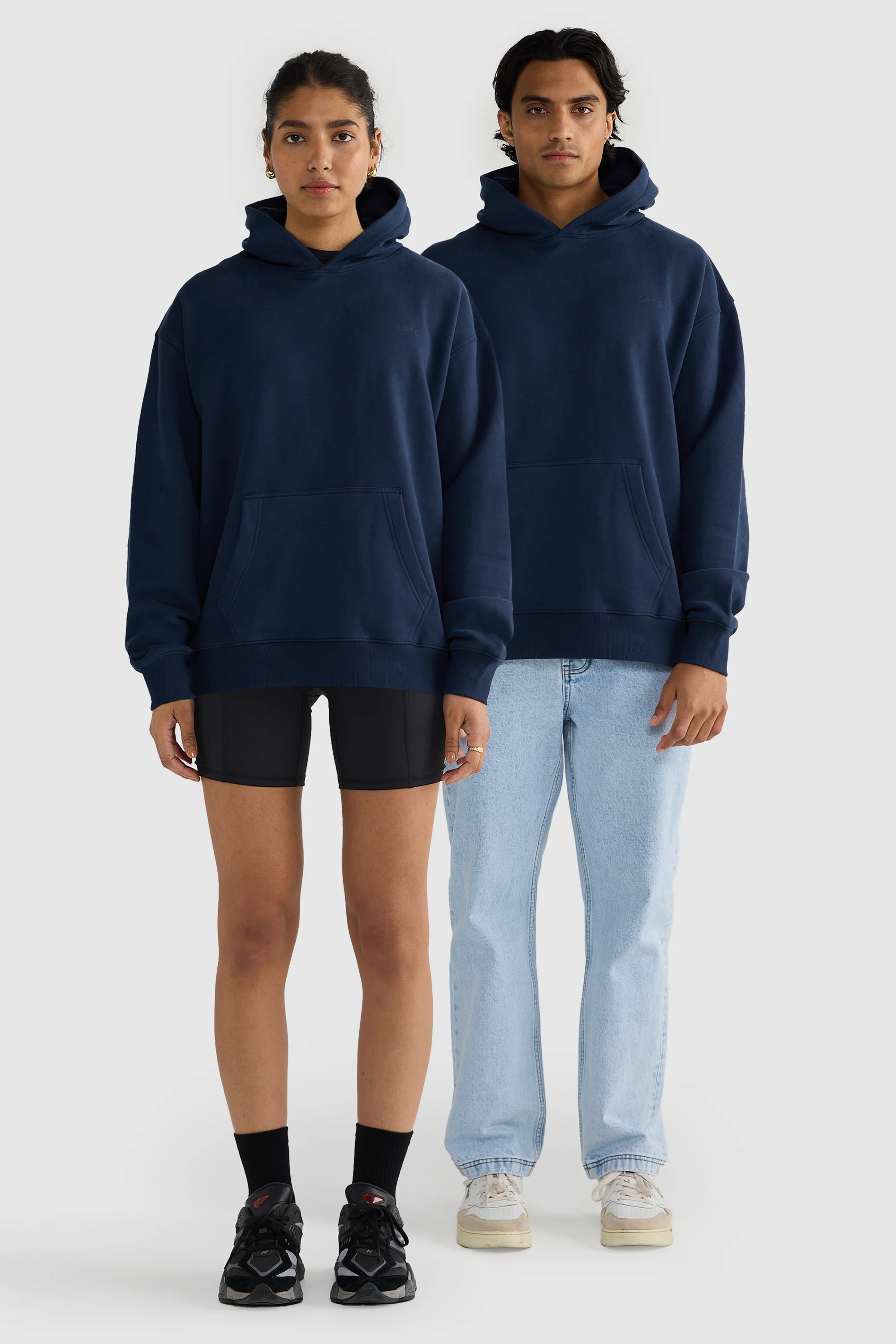 Box Hoodie Navy