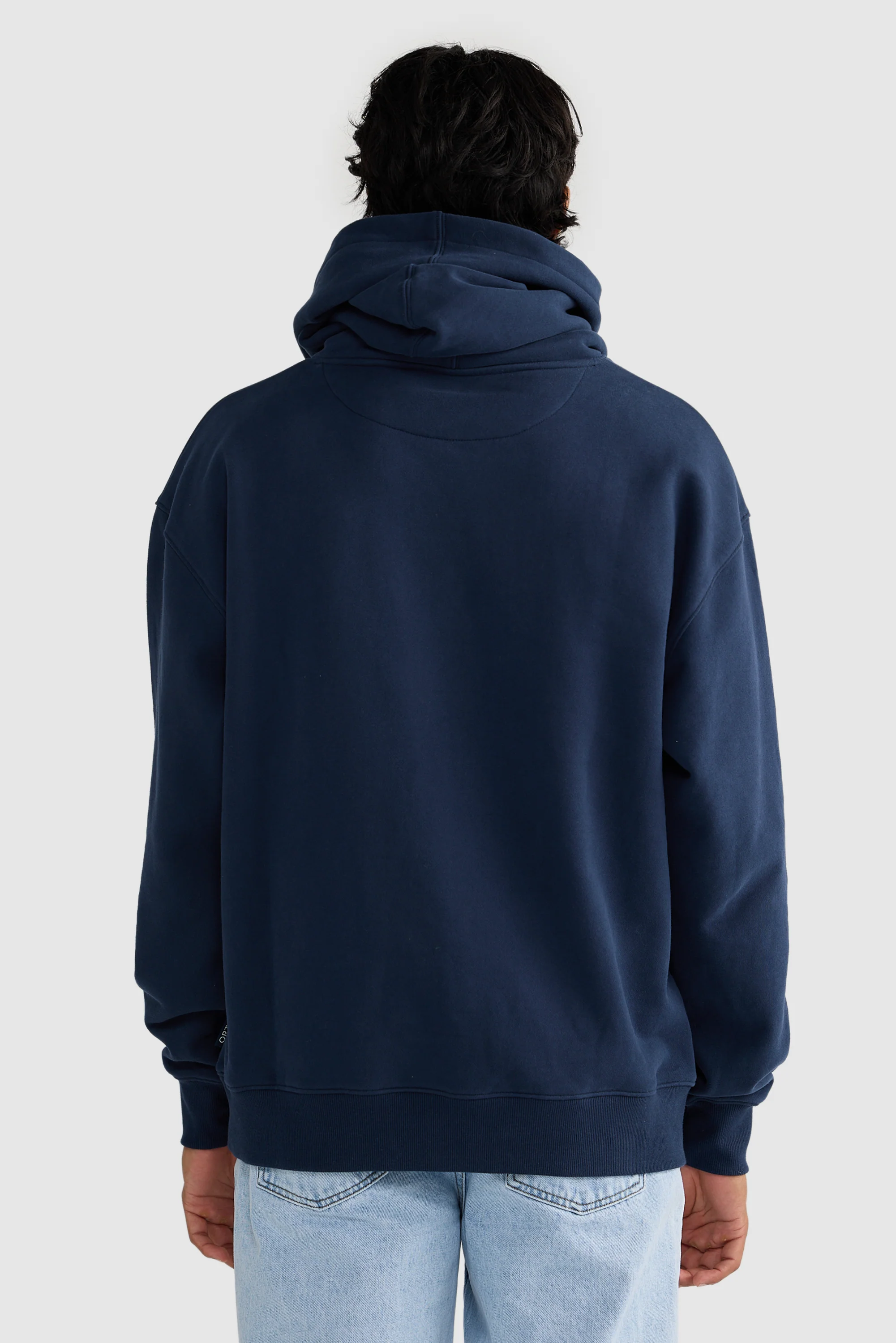 Box Hoodie Navy - Image 5