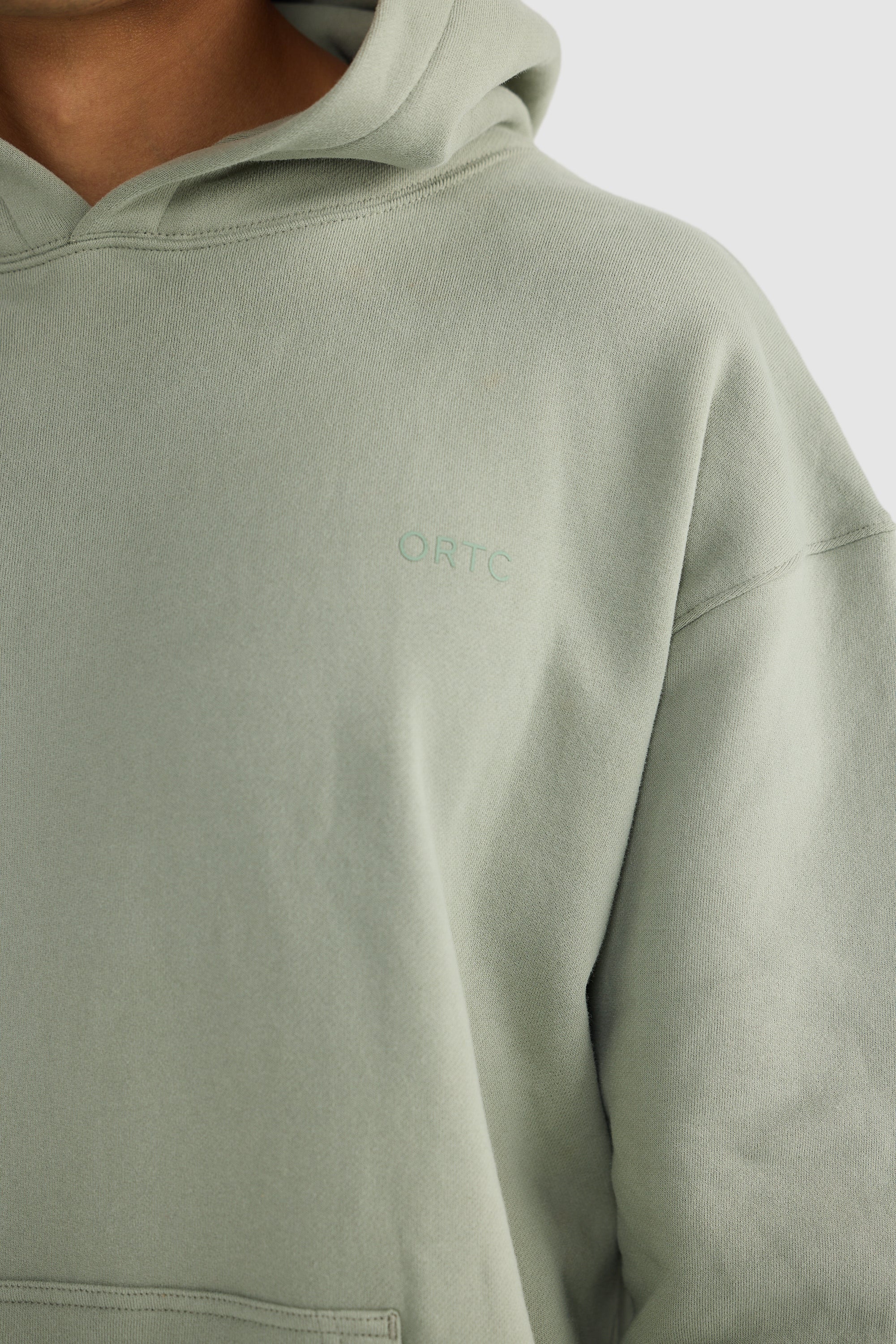 Box Hoodie Olive - Image 3