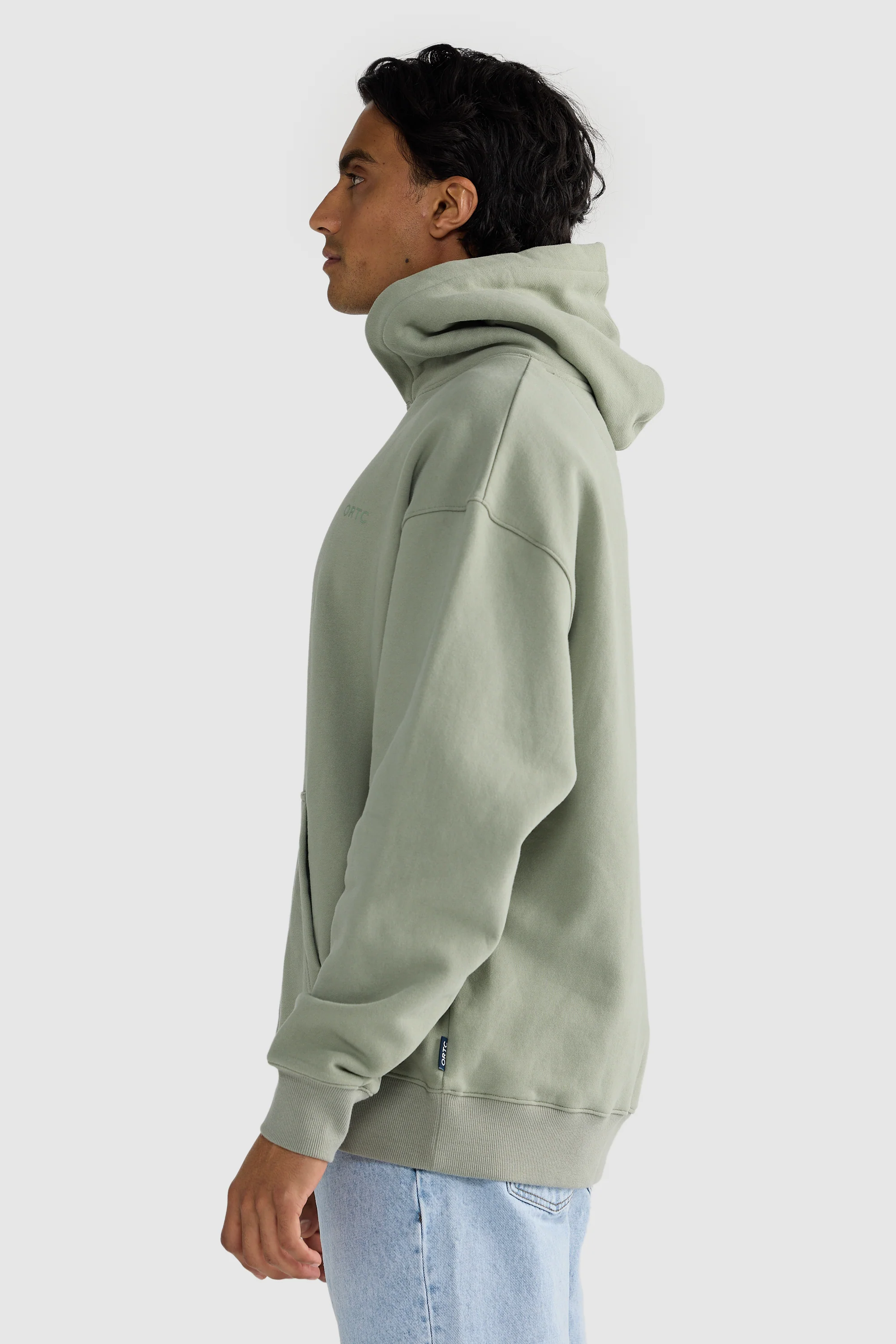 Box Hoodie Olive - Image 4