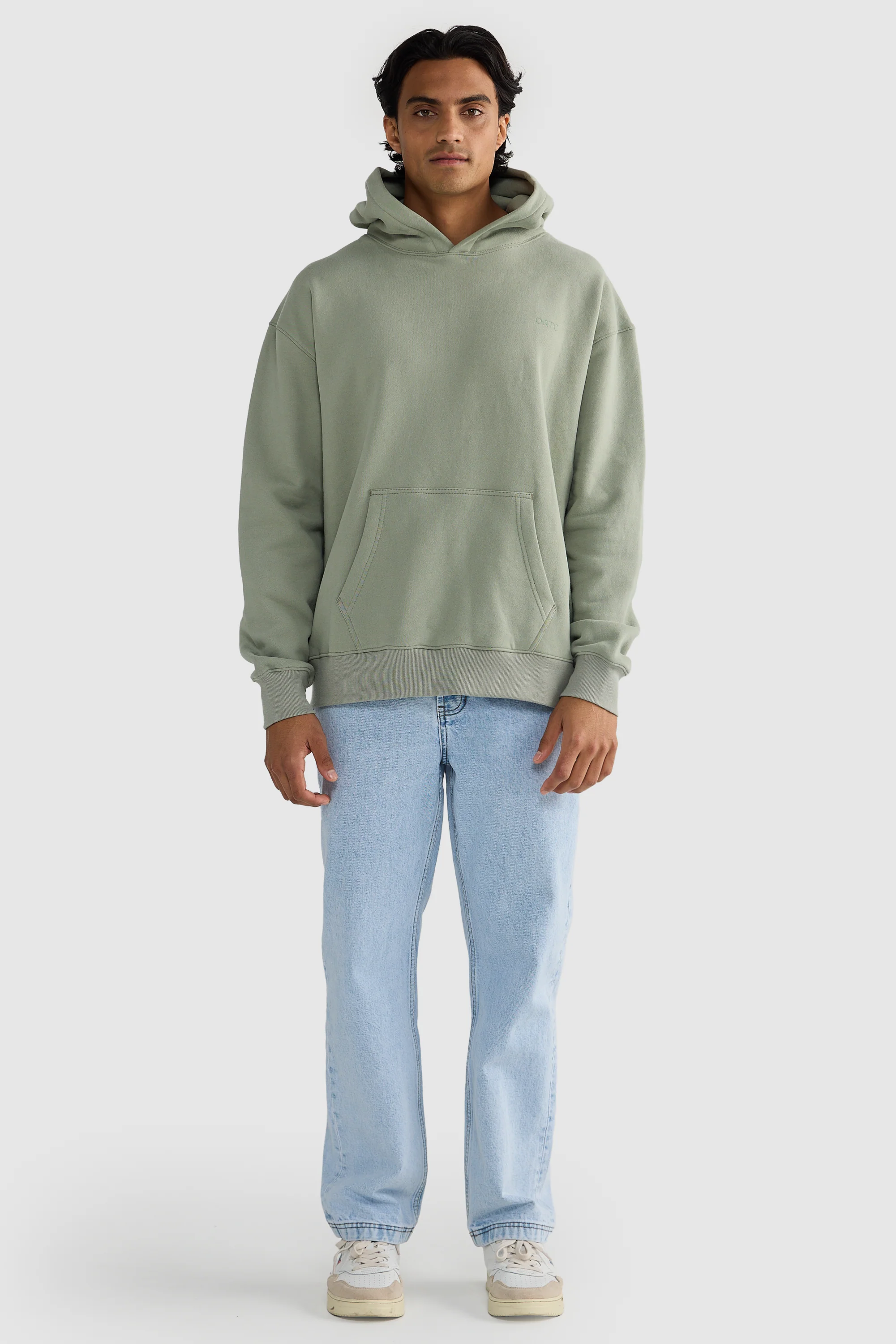 Box Hoodie Olive - Image 6