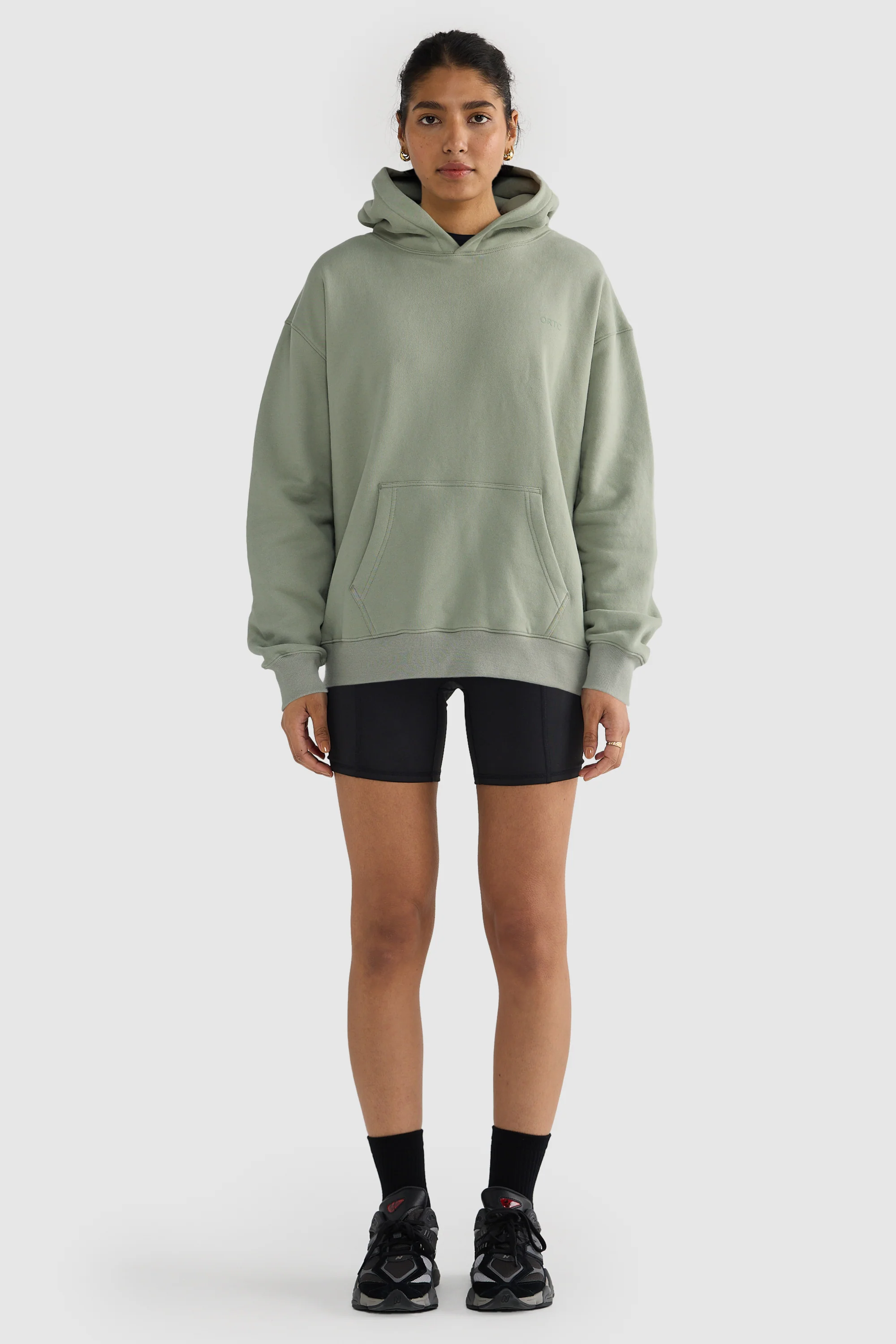 Box Hoodie Olive - Image 7