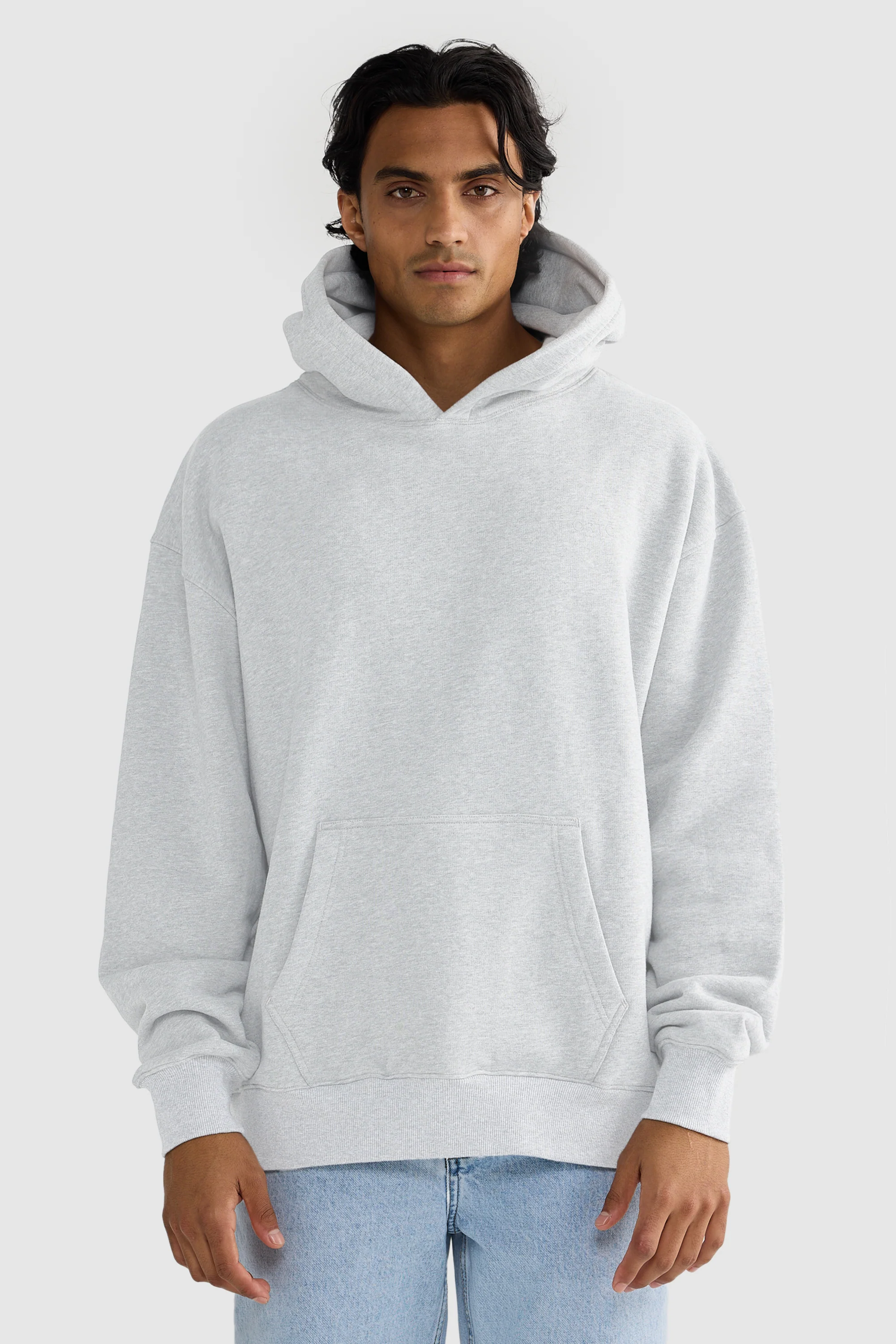 Box Hoodie White Marle - Image 2