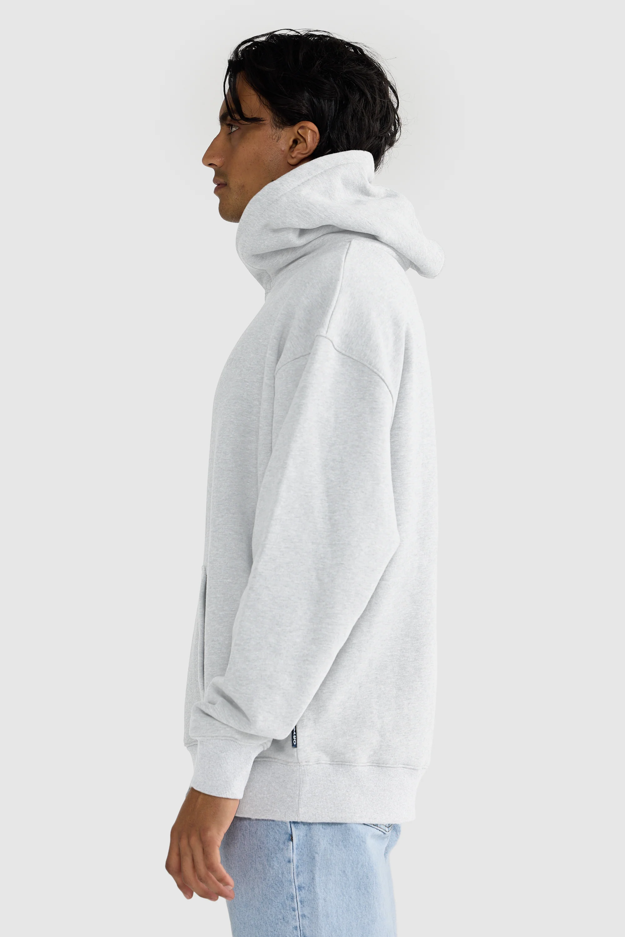 Box Hoodie White Marle - Image 4