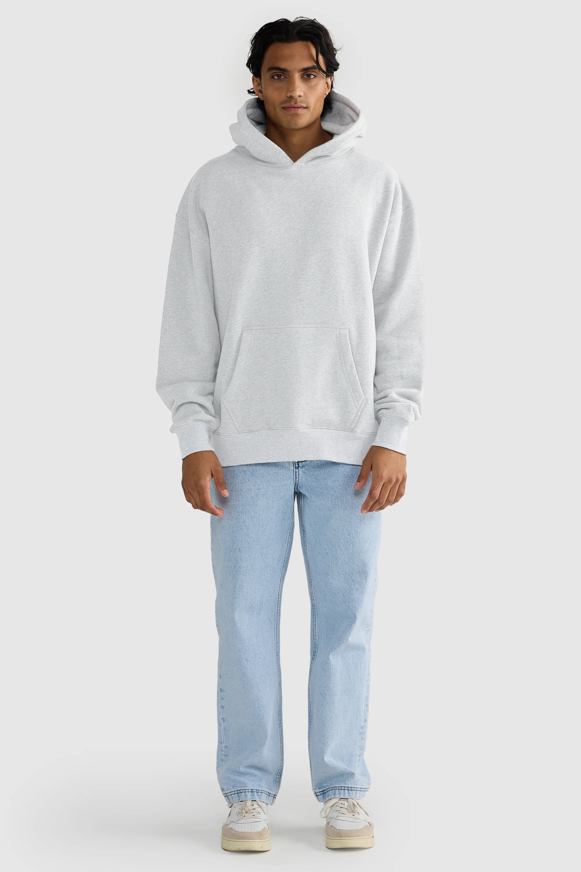 Box Hoodie White Marle - Image 6