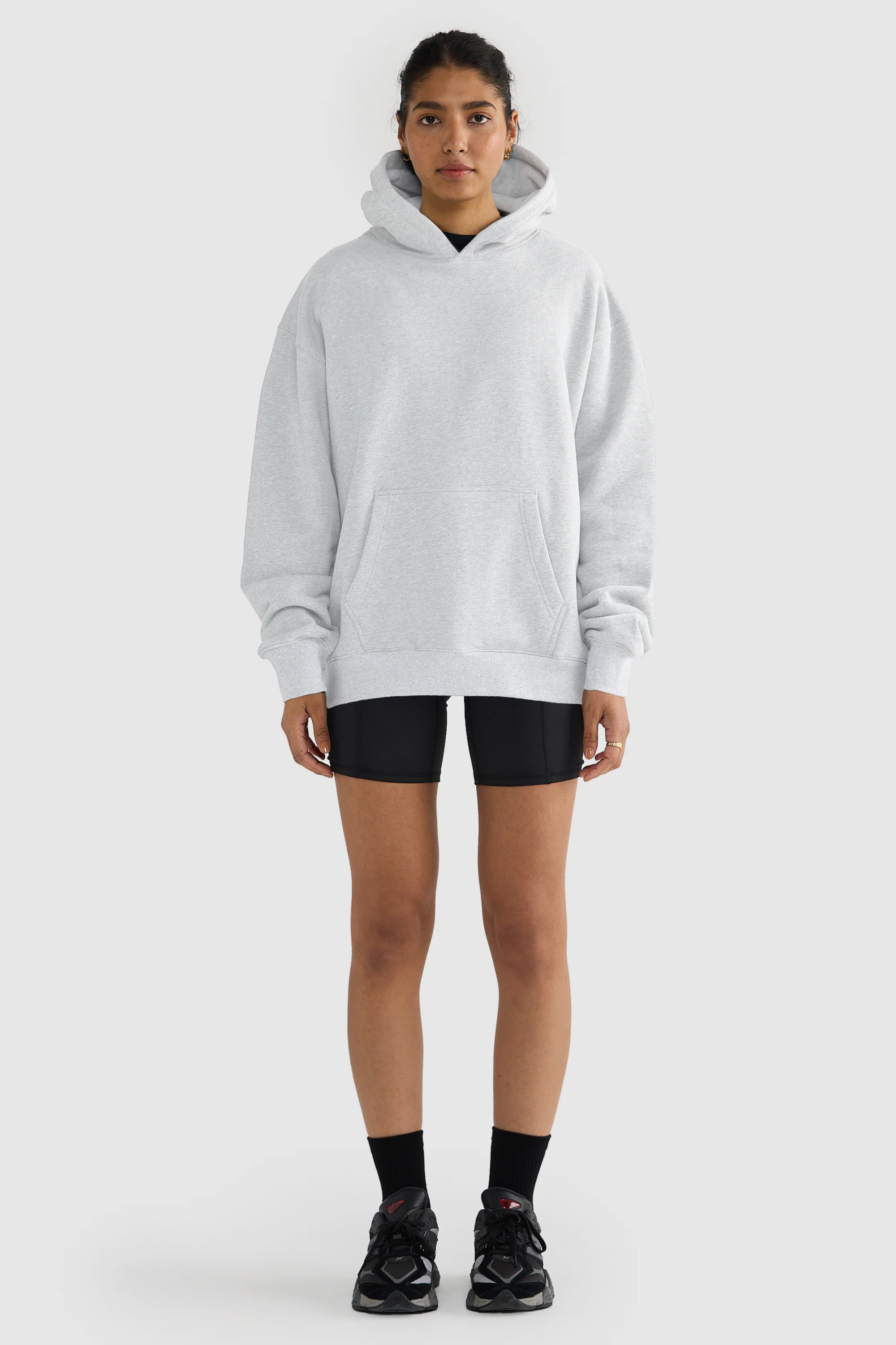 Box Hoodie White Marle - Image 7