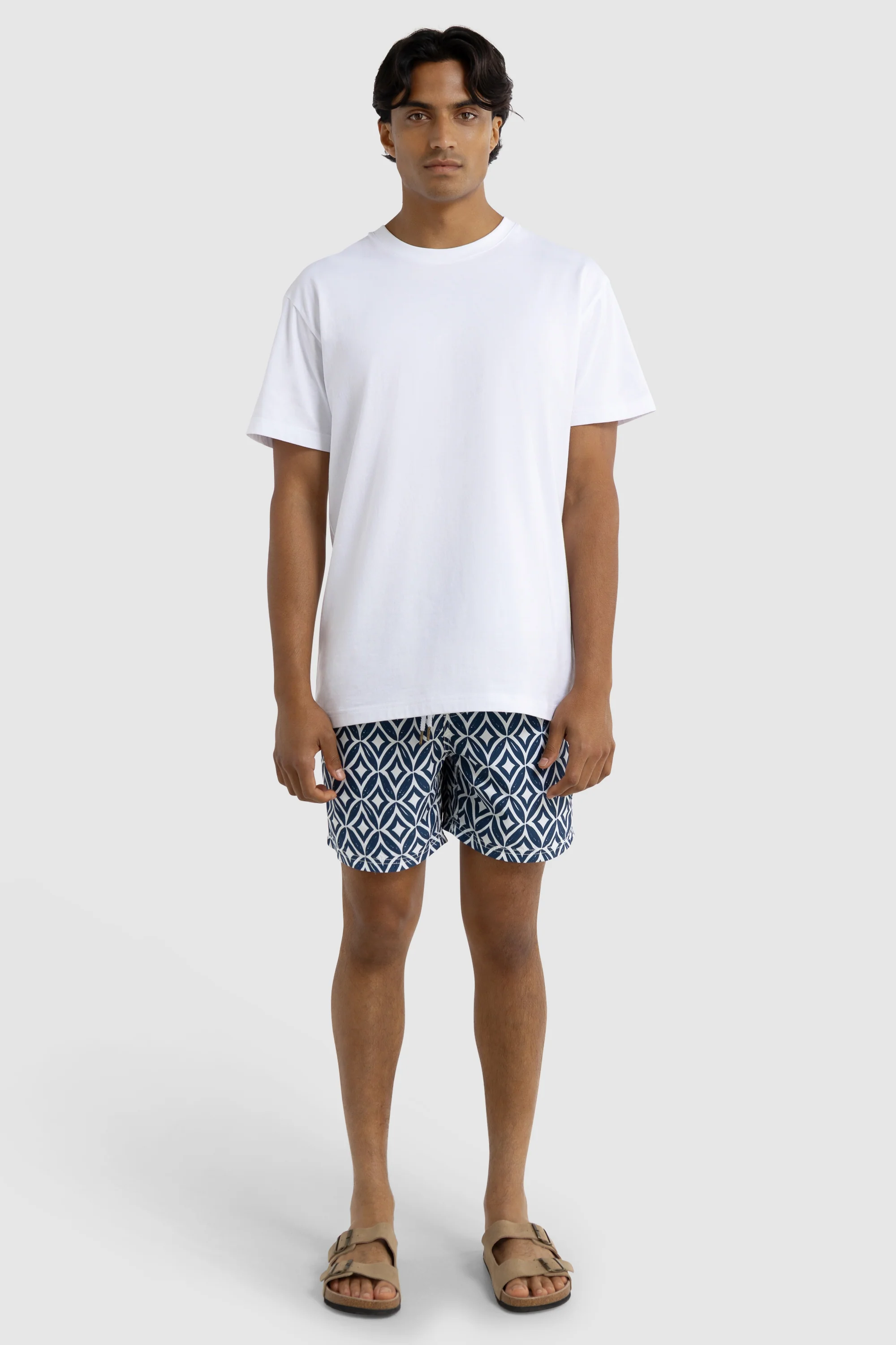 Cable Swim Shorts Navy - Image 3