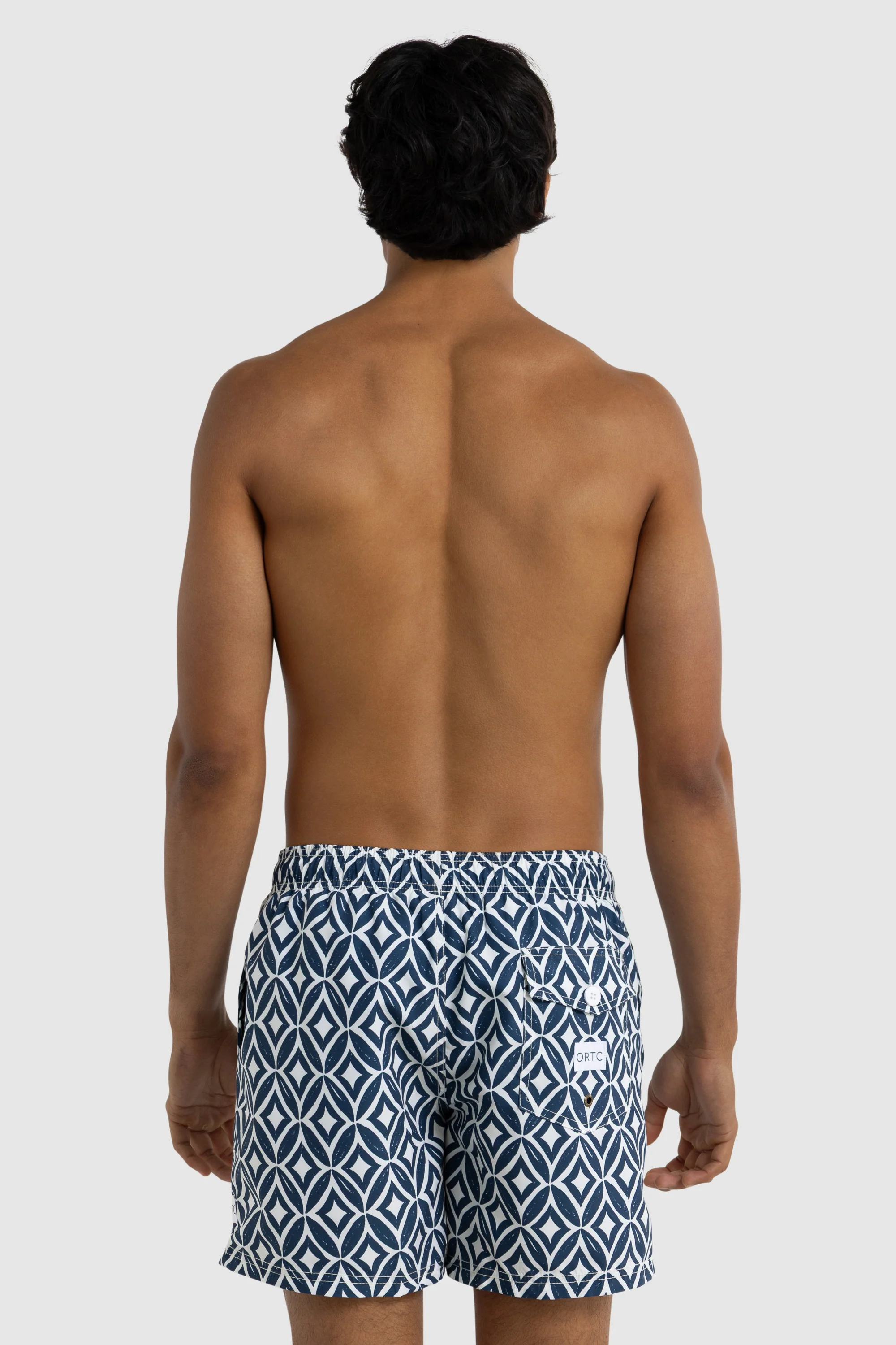 Cable Swim Shorts Navy - Image 8
