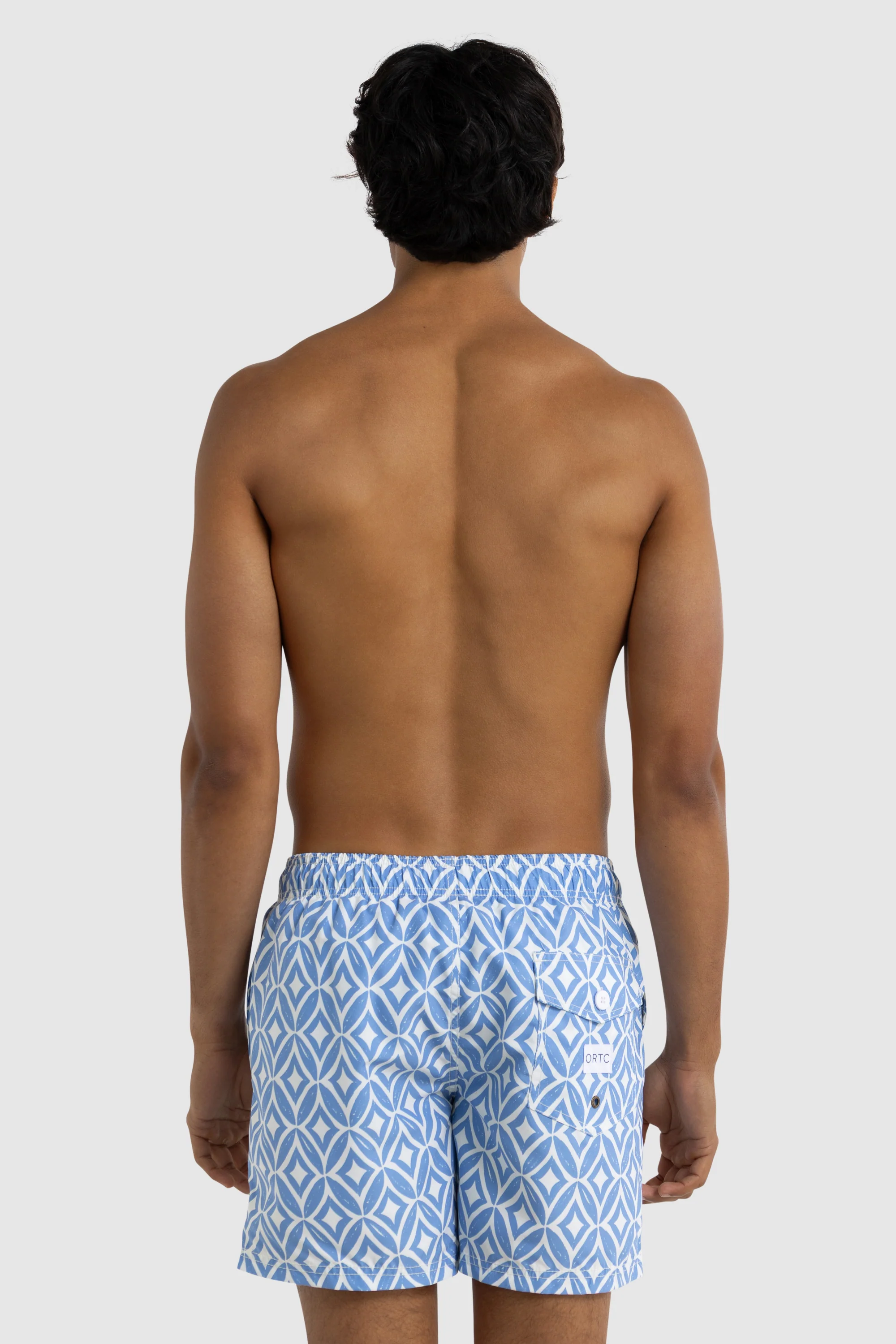 Cable Swim Shorts Ocean Blue - Image 8