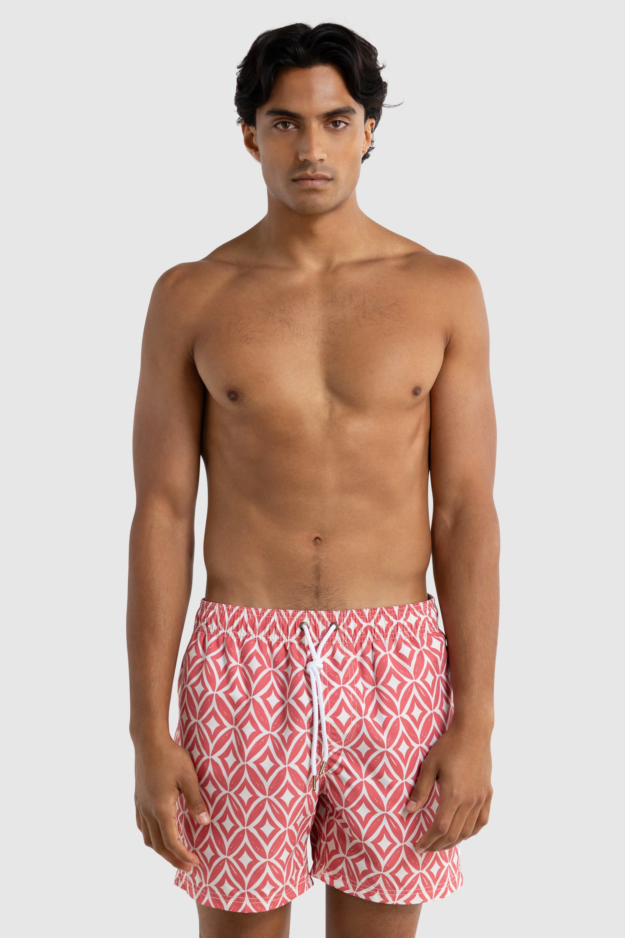 Cable Swim Shorts Red