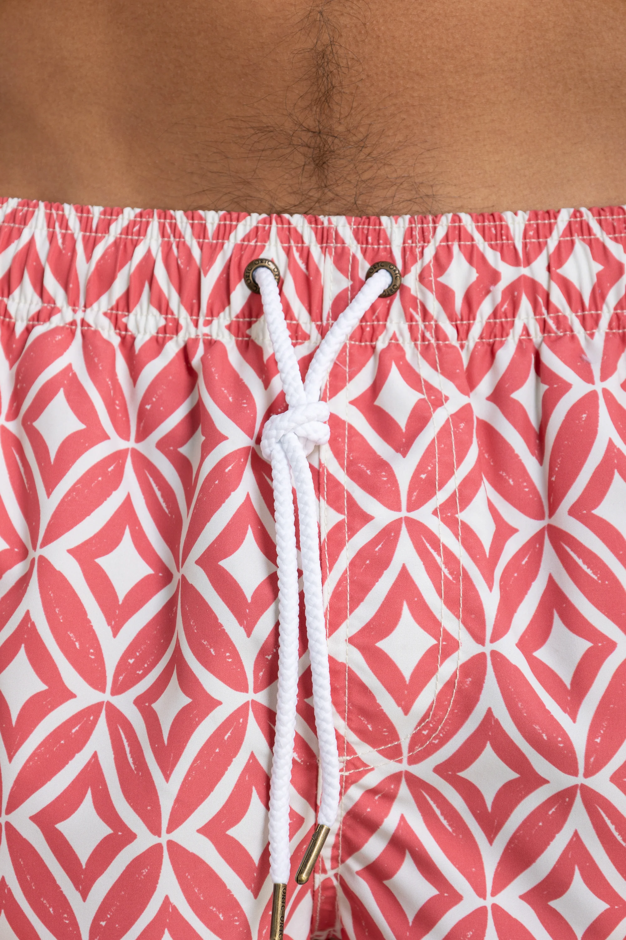 Cable Swim Shorts Red - Image 5