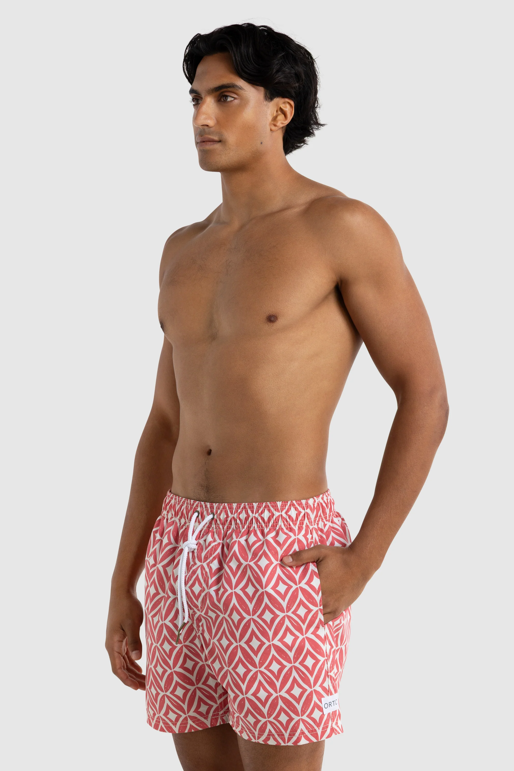 Cable Swim Shorts Red - Image 6