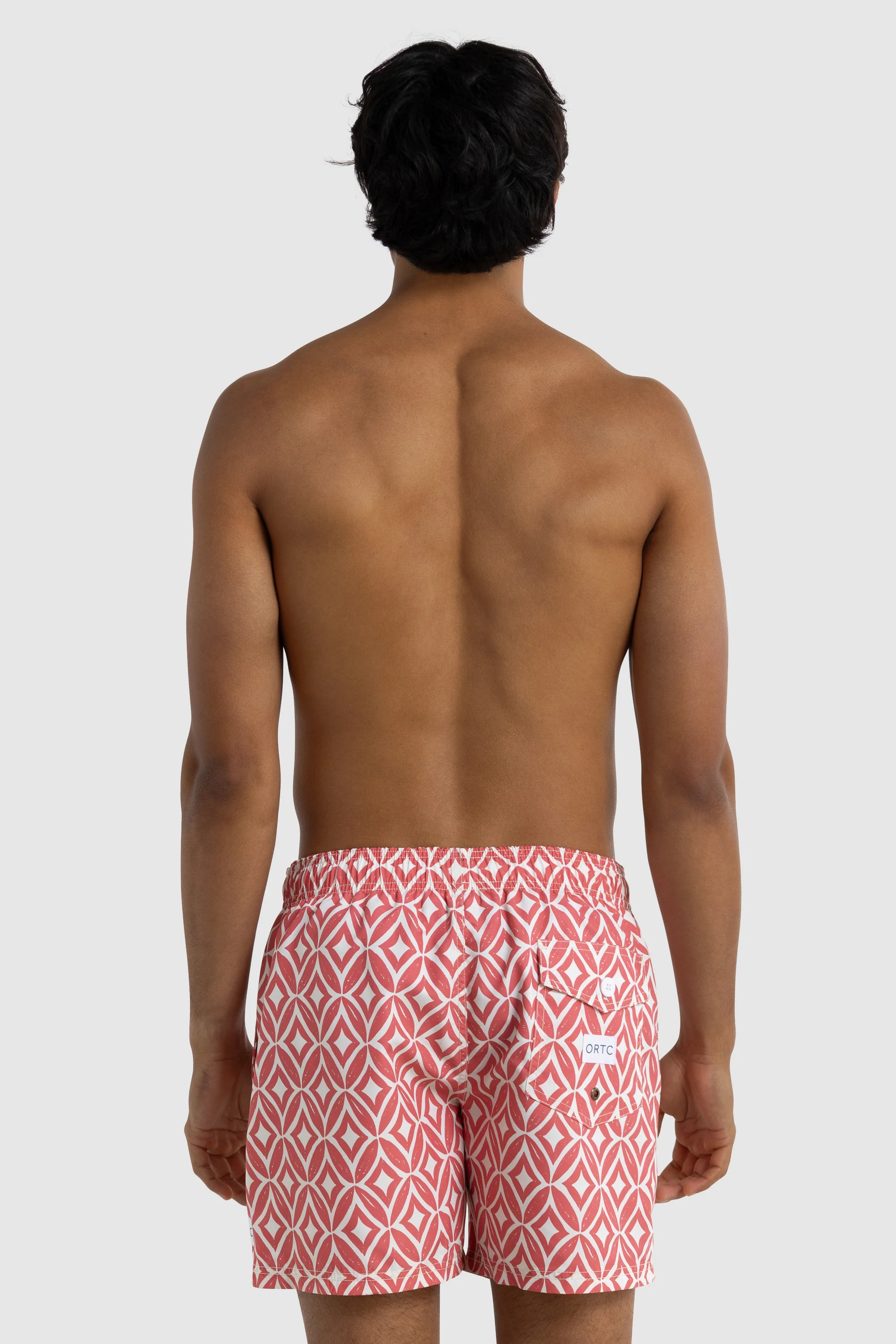 Cable Swim Shorts Red - Image 8
