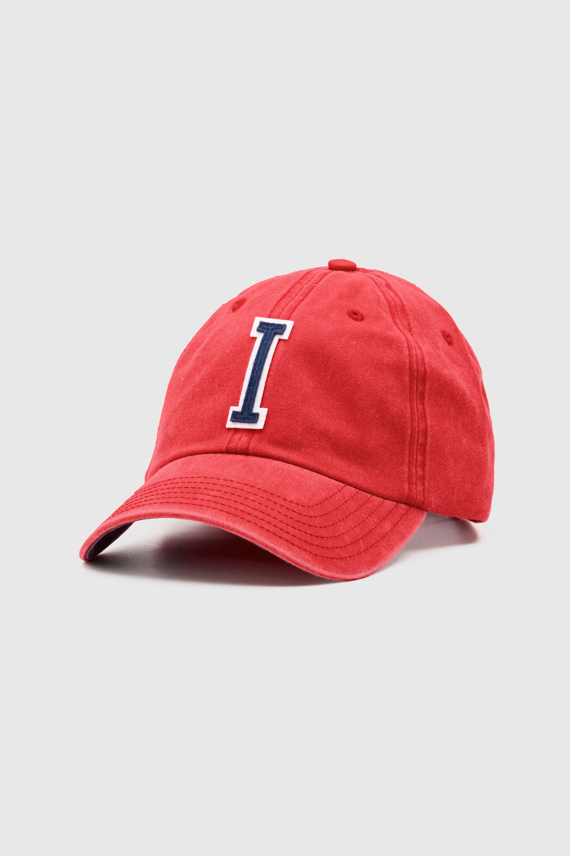 Collegiate Letter Cap Washed Red - Image 11