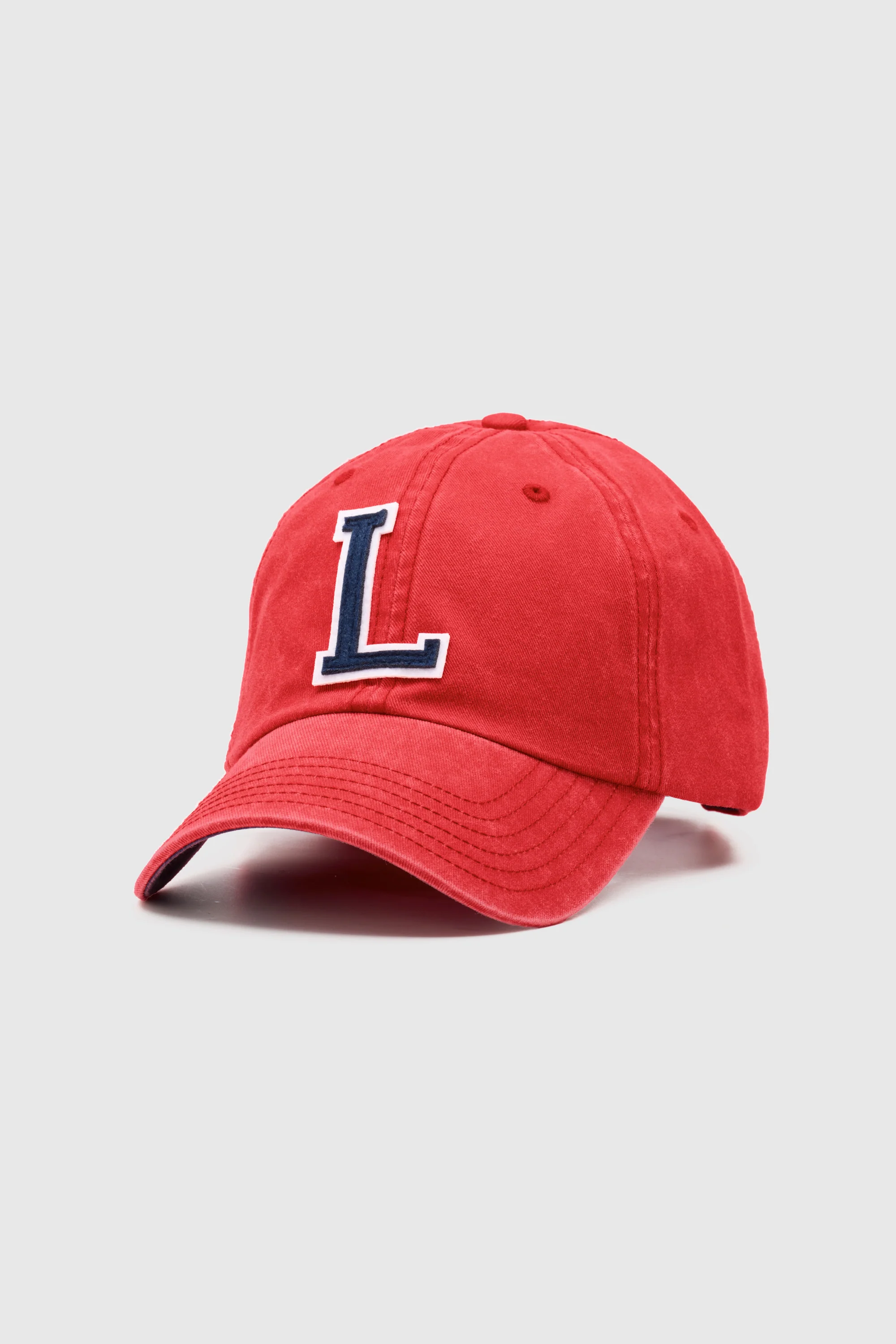 Collegiate Letter Cap Washed Red - Image 13