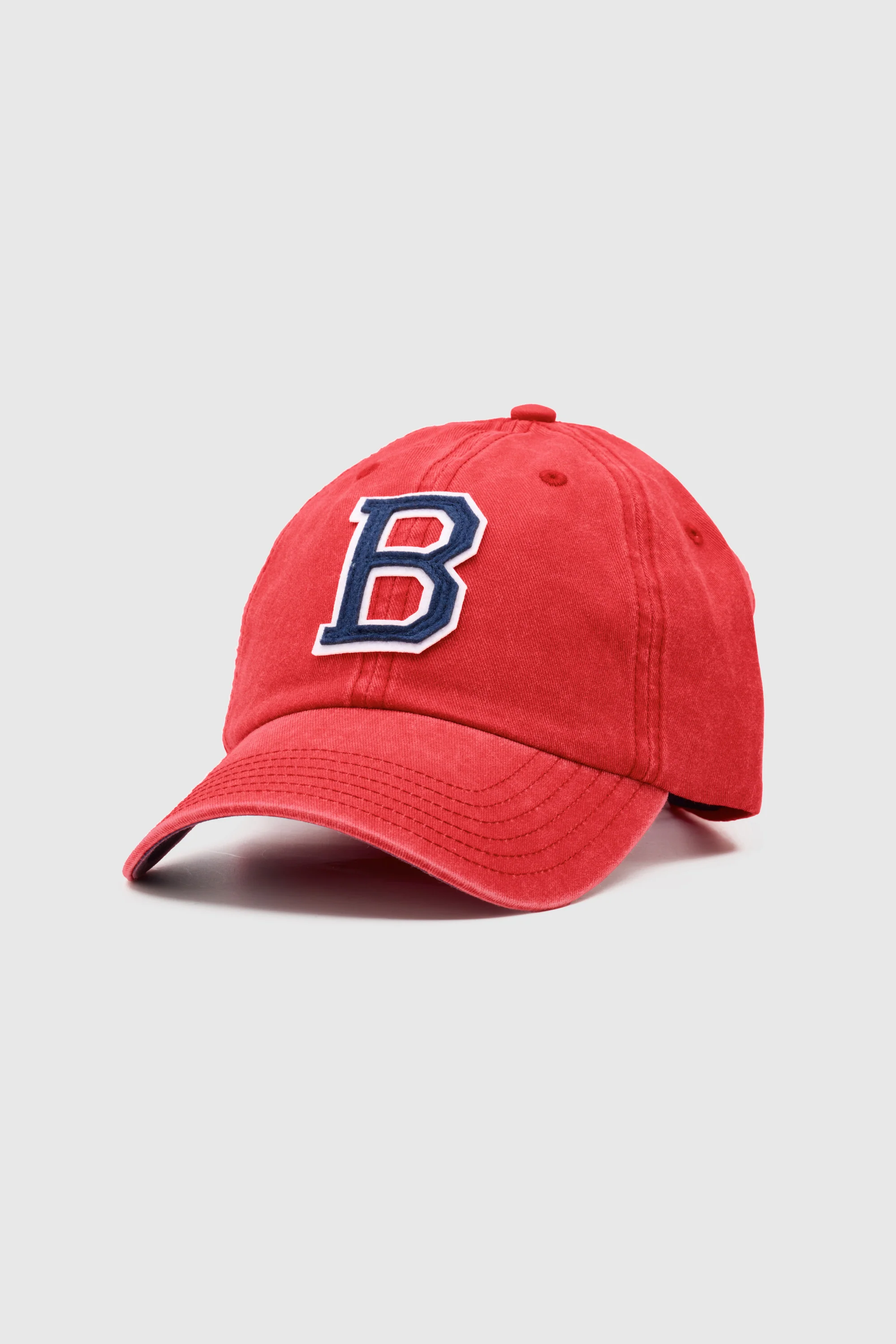 Collegiate Letter Cap Washed Red - Image 3