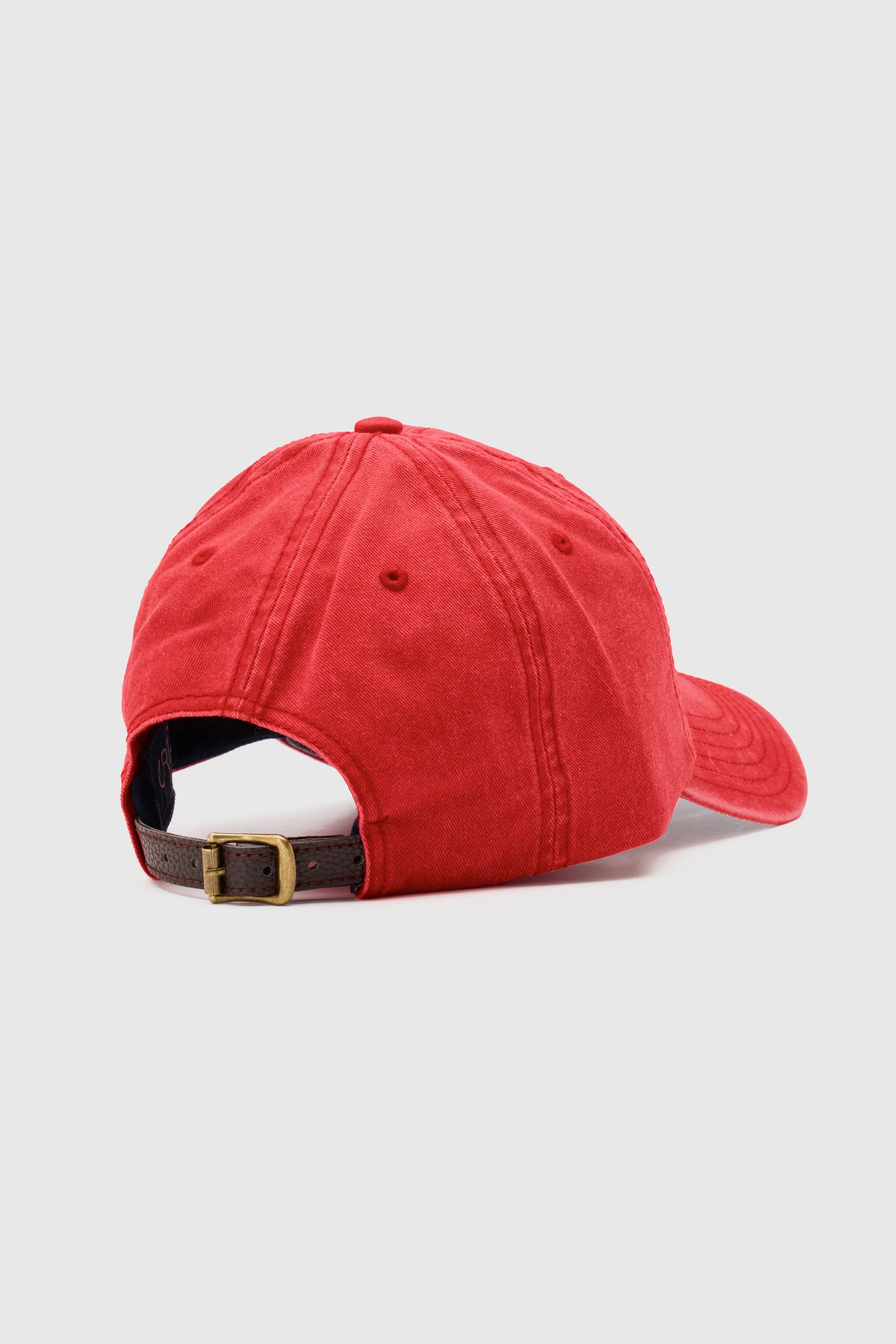 Collegiate Letter Cap Washed Red - Image 4