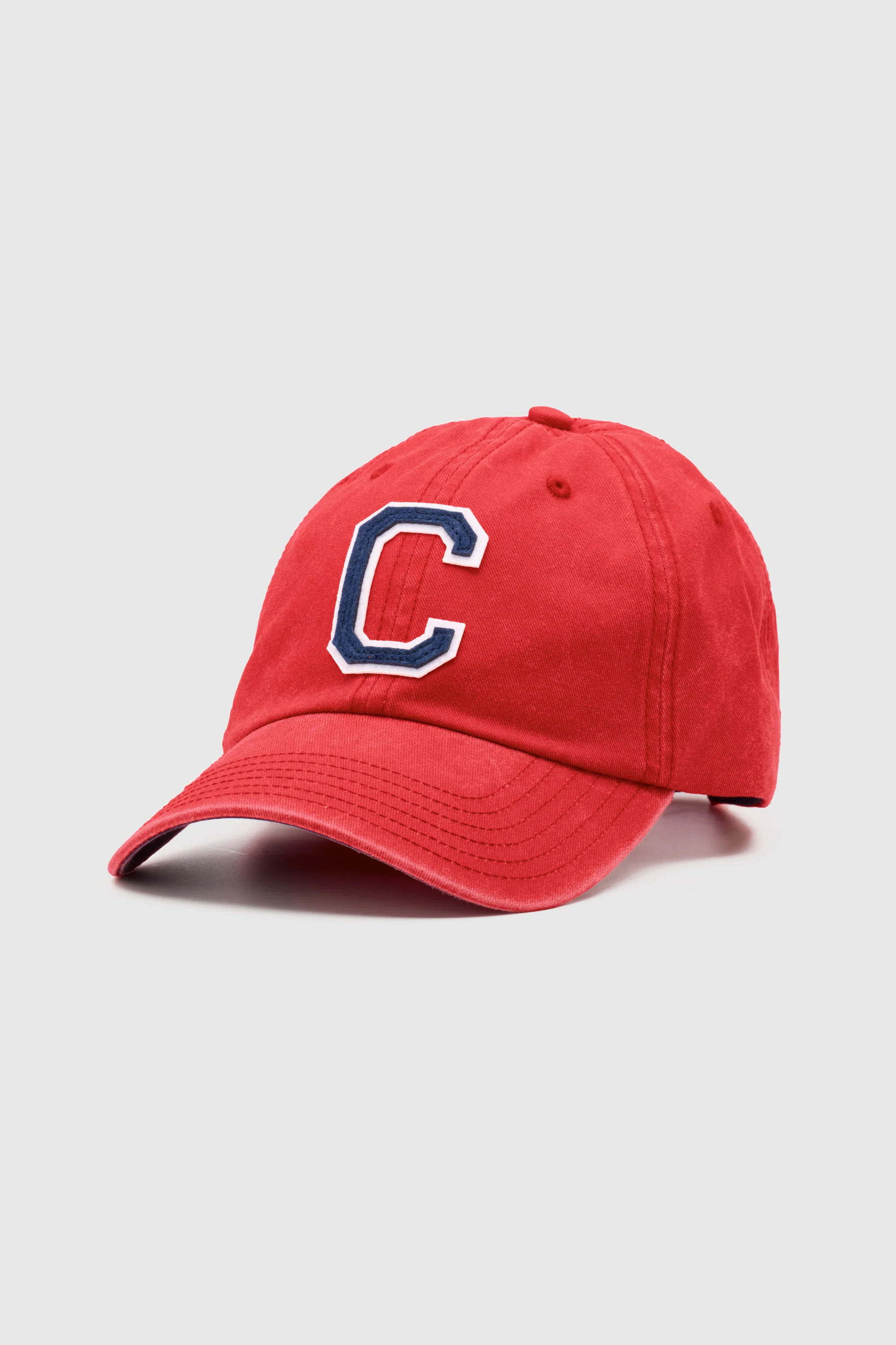 Collegiate Letter Cap Washed Red - Image 5