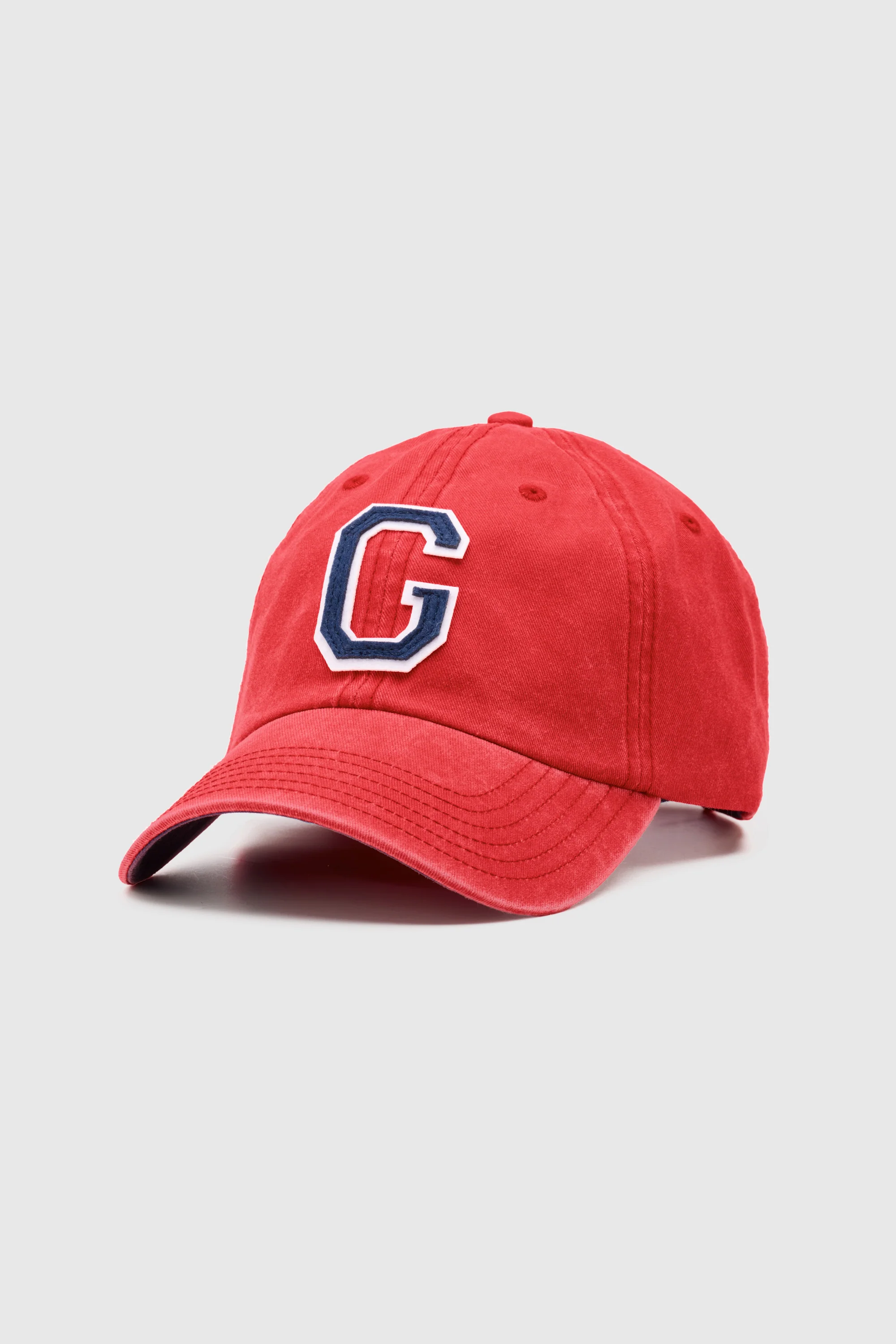 Collegiate Letter Cap Washed Red - Image 9