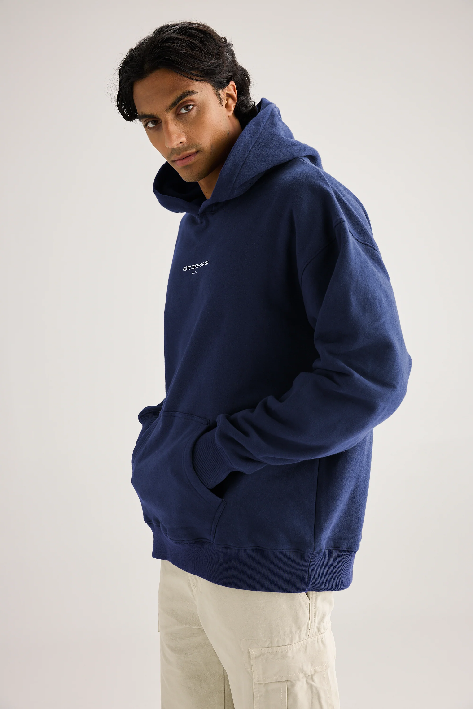 Logo Hoodie Navy - Image 2