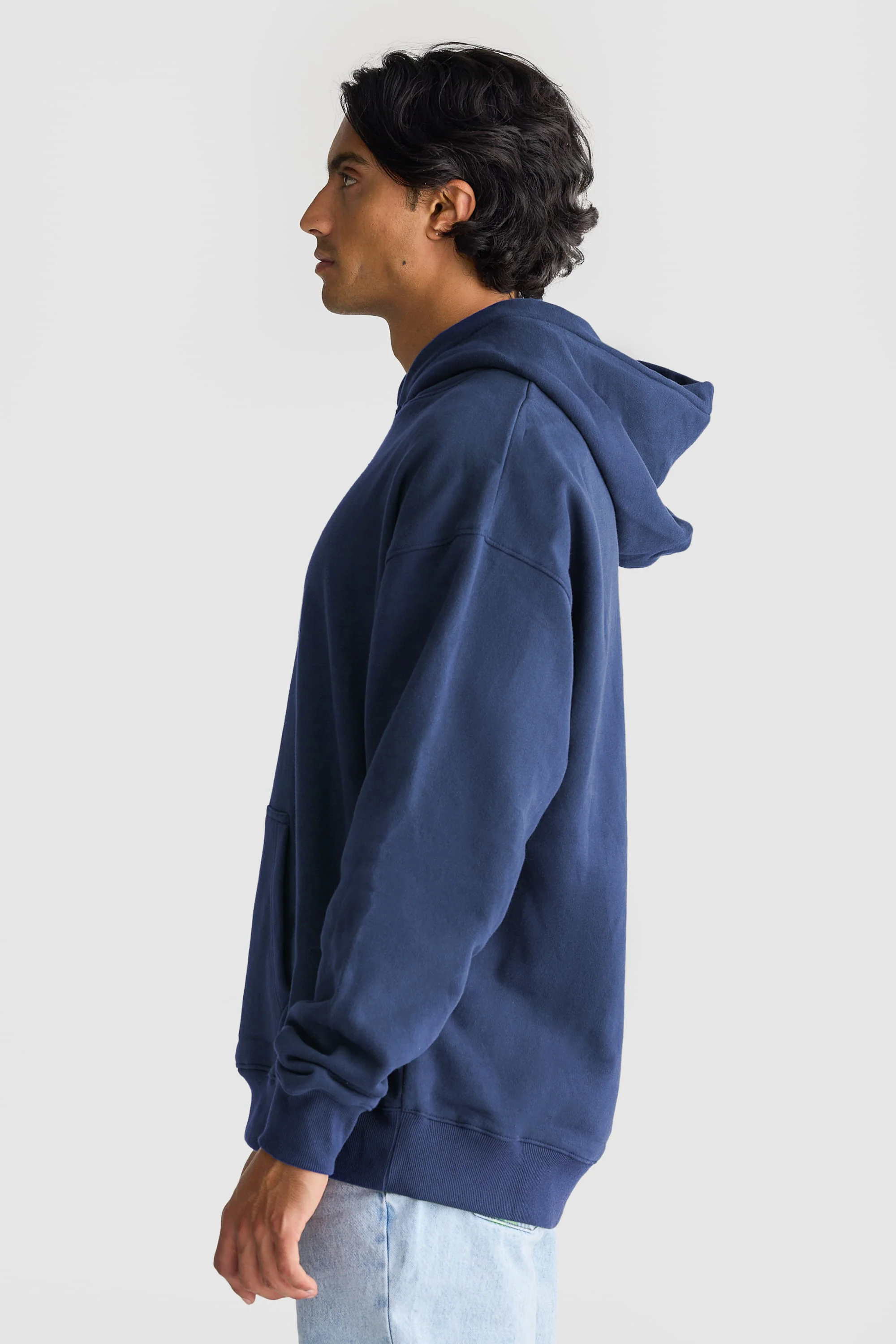 Logo Hoodie Navy - Image 3