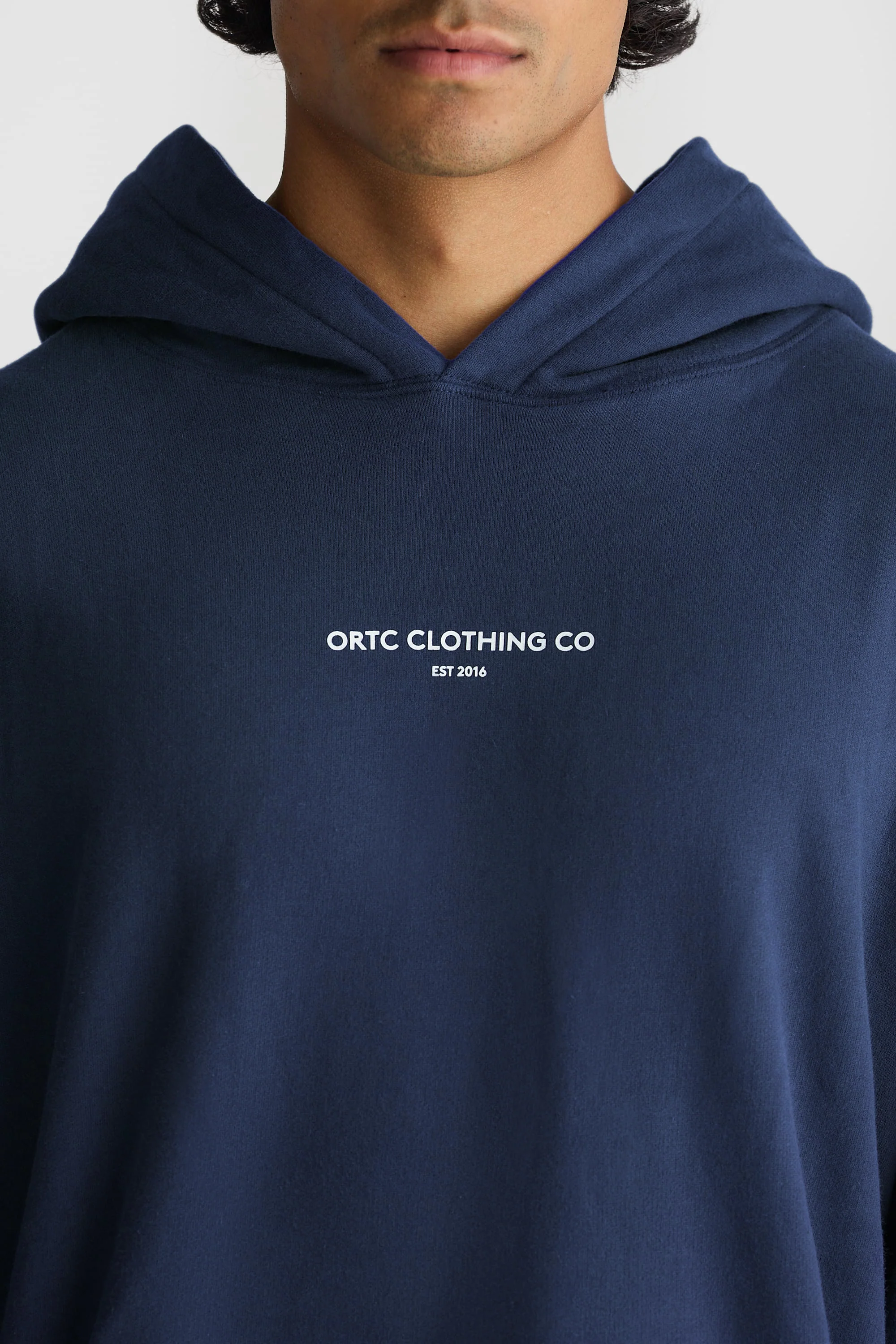 Logo Hoodie Navy - Image 4
