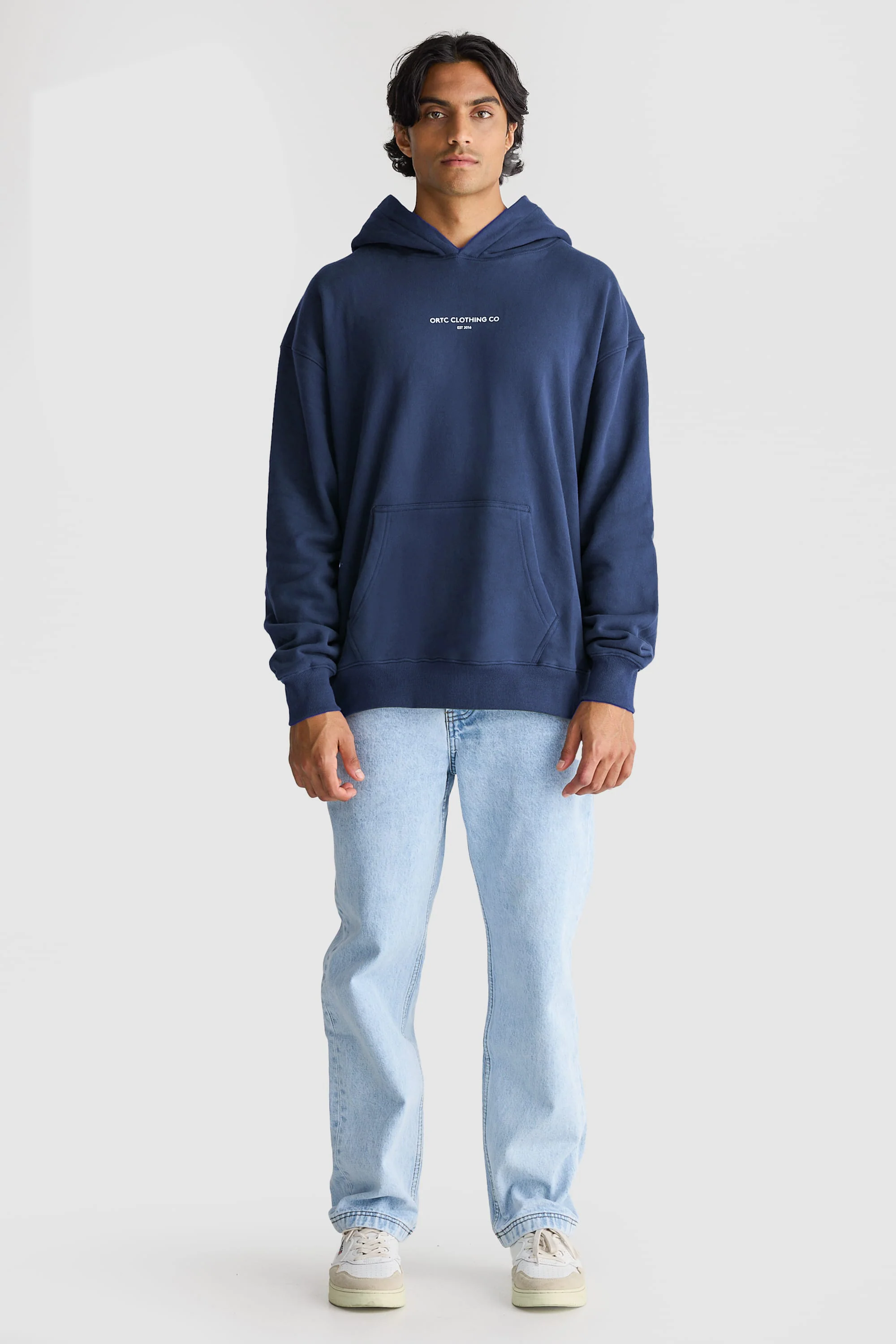 Logo Hoodie Navy - Image 6