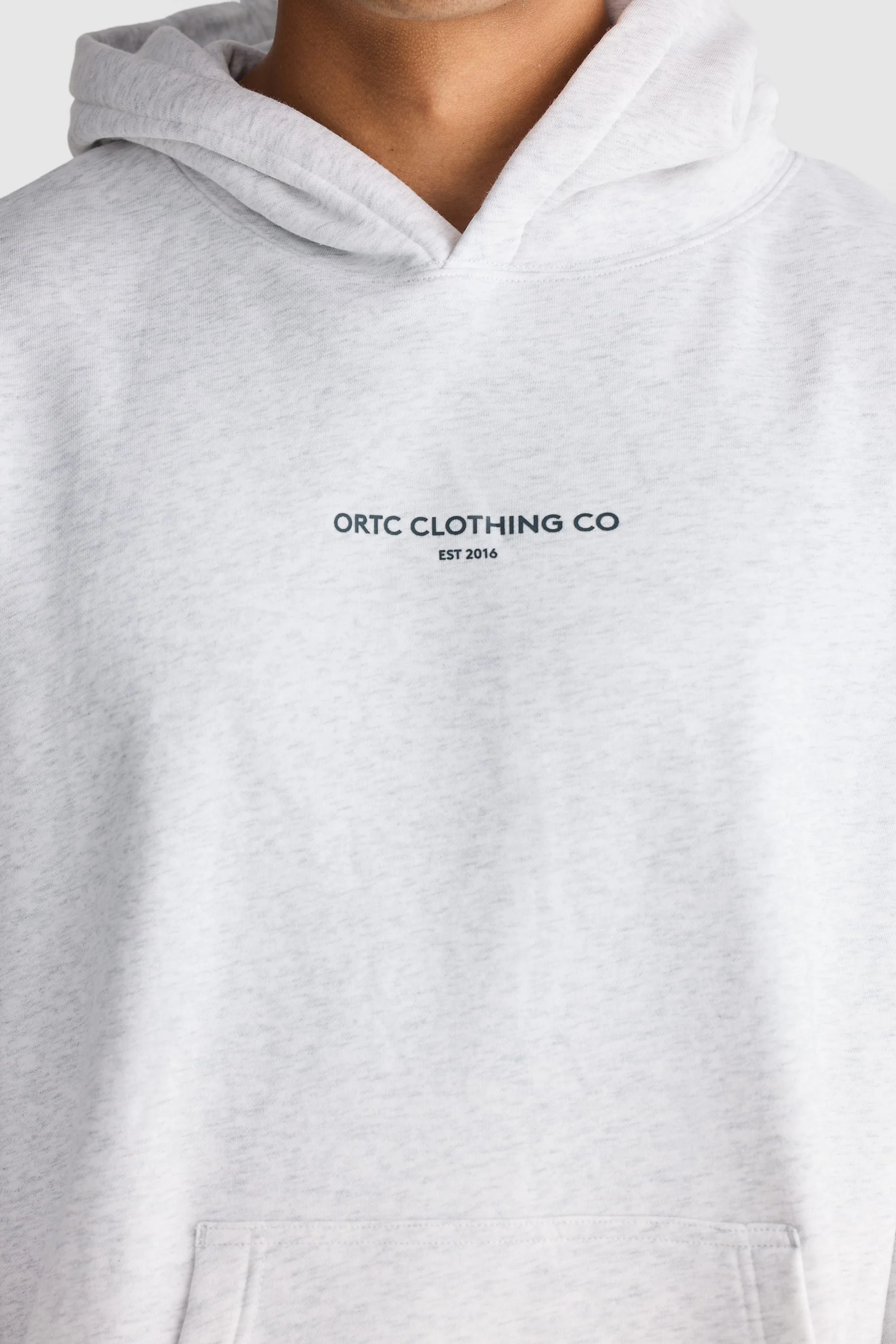 Logo Hoodie White Marle - Image 2