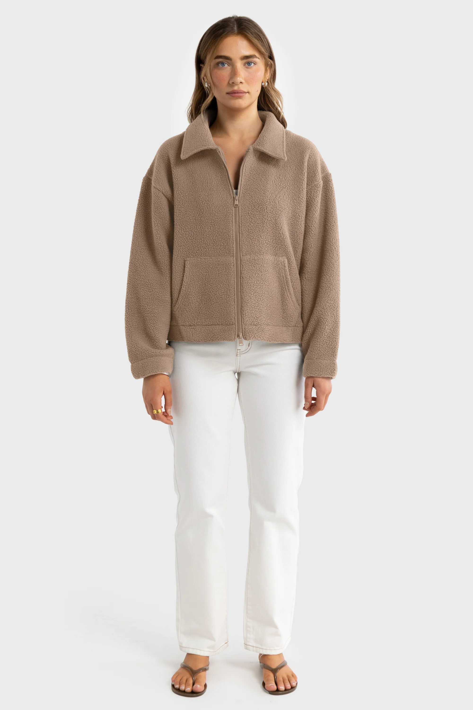 Georgia Sherpa Jacket Teddy - Image 6